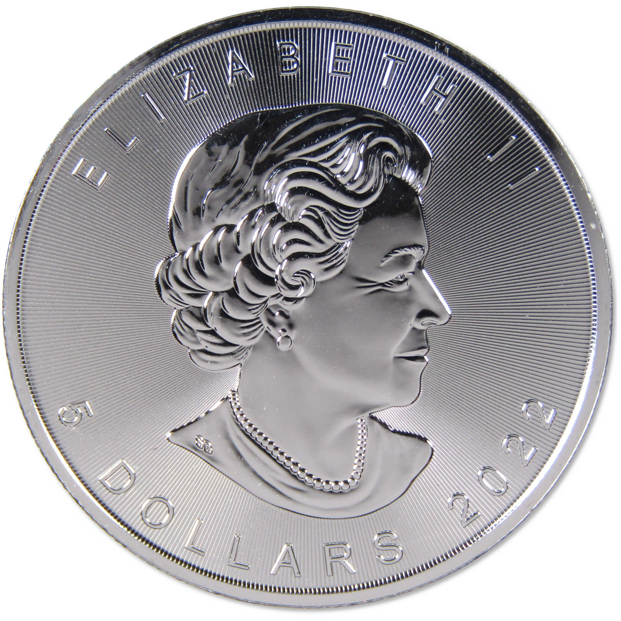 2022 Canadian Maple Leaf BU 1 oz .9999 Silver $5 Coin