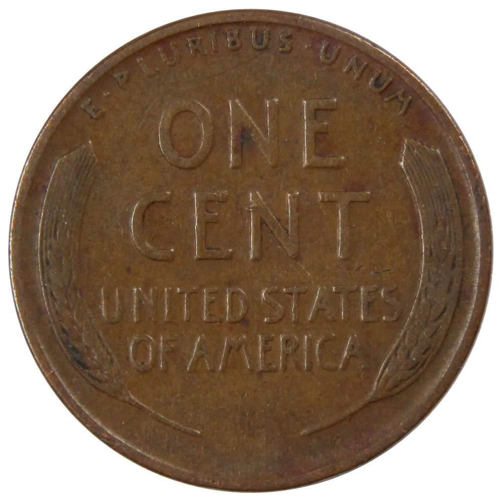 1931 Lincoln Wheat Cent F Fine Bronze Penny 1c Coin Collectible