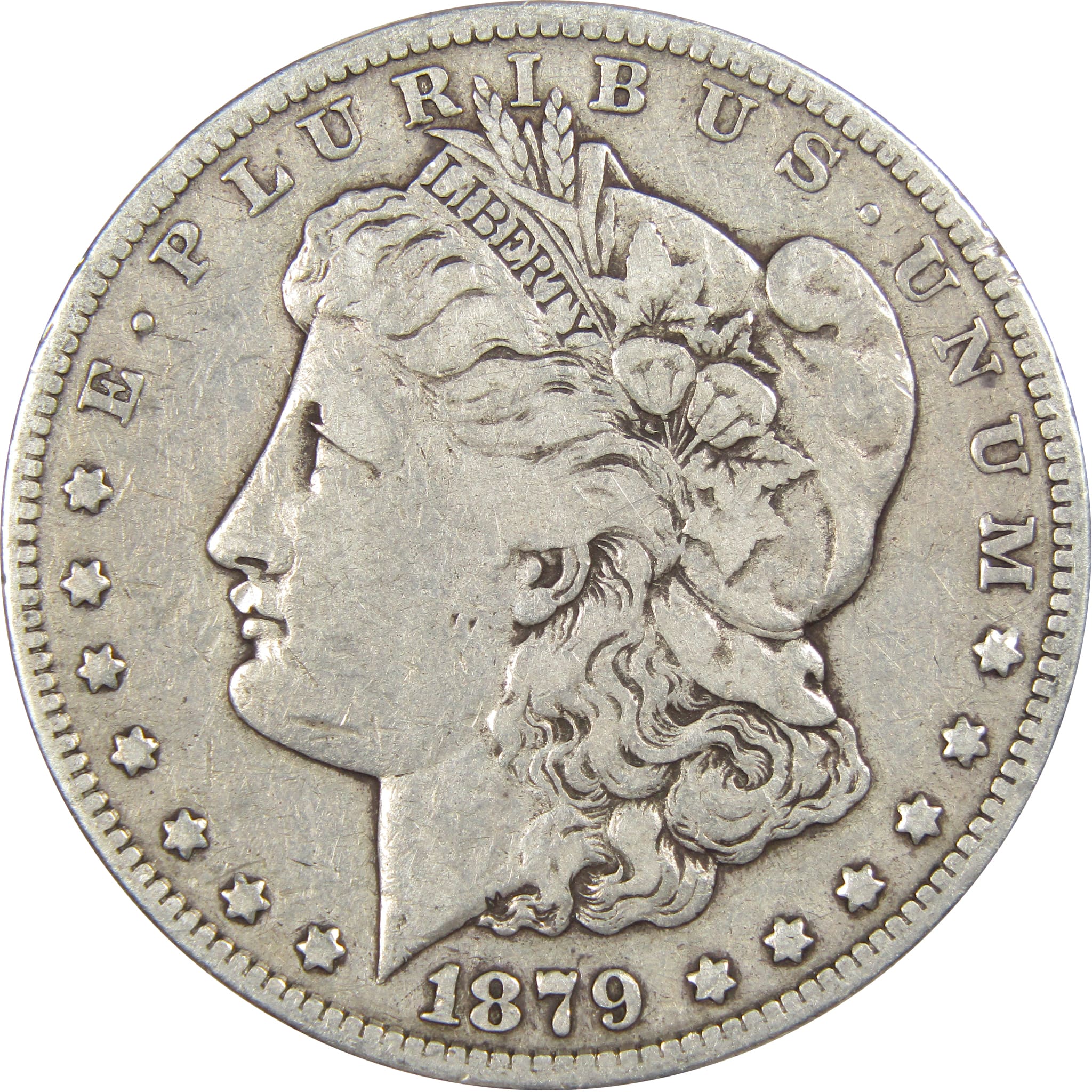 1879 S Rev 78 Morgan Dollar F Fine 90% Silver US Coin SKU:IPC7481 - Morgan coin - Morgan silver dollar - Morgan silver dollar for sale - Profile Coins &amp; Collectibles