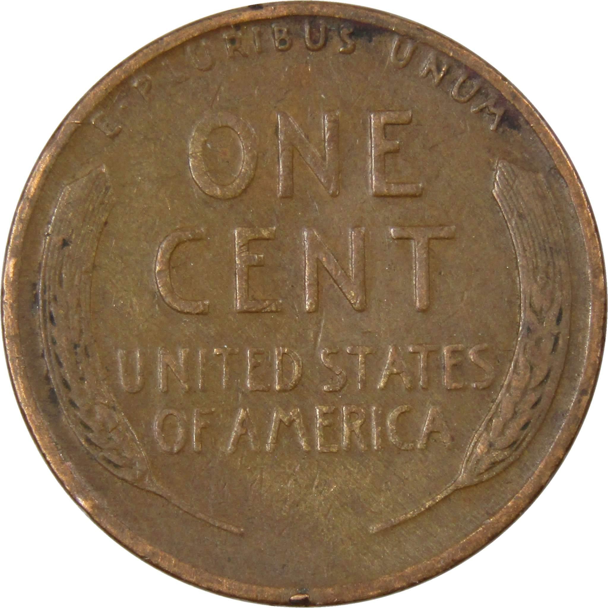 1940 S Lincoln Wheat Cent AG About Good Bronze Penny 1c Coin Collectible