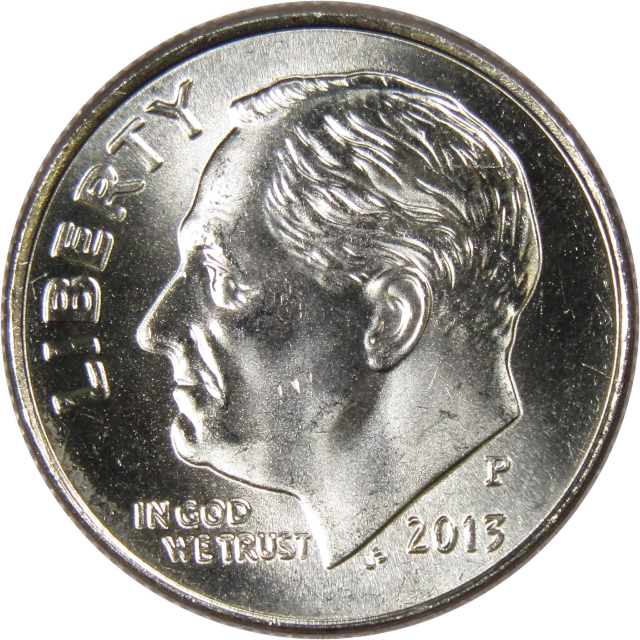2013 P Roosevelt Dime BU Uncirculated Mint State 10c US Coin Collectible
