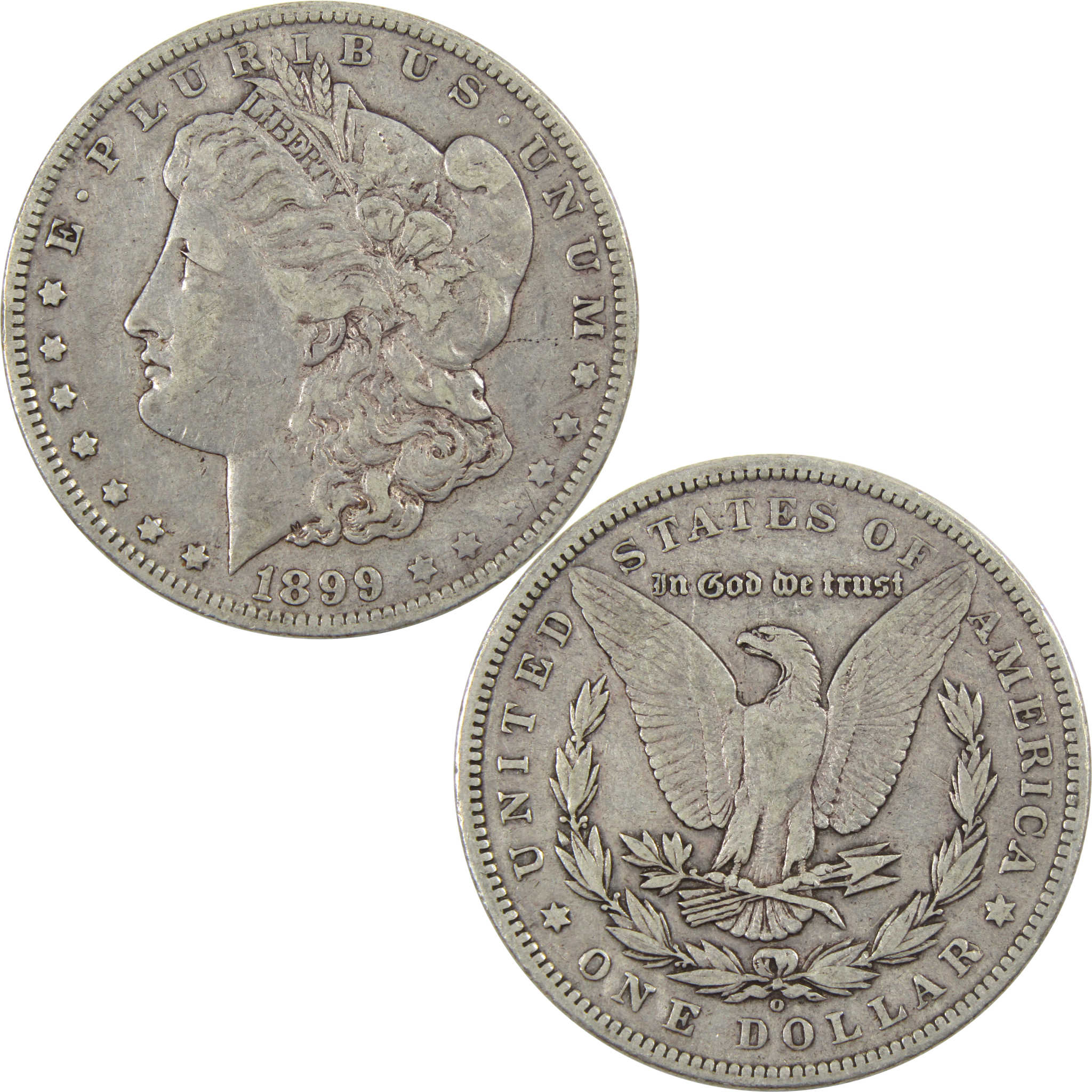 1899 O Micro O Morgan Dollar VF Very Fine 90% Silver $1 Coin SKU:I5941 - Morgan coin - Morgan silver dollar - Morgan silver dollar for sale - Profile Coins &amp; Collectibles