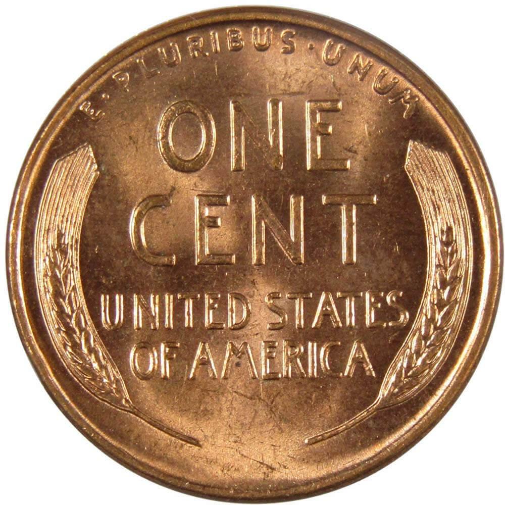 1942 D Lincoln Wheat Cent BU Uncirculated Mint State Bronze Penny 1c Coin