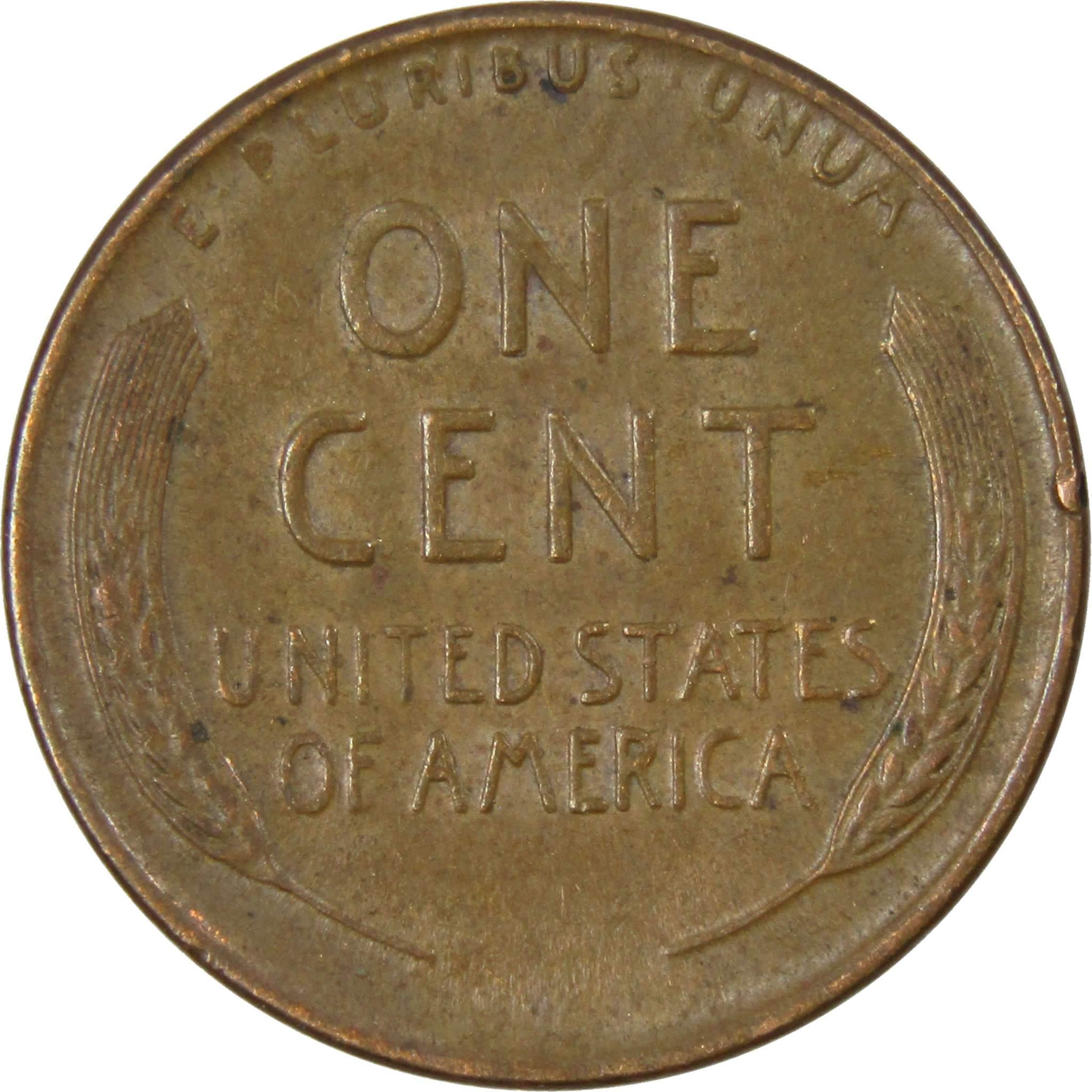 1944 Lincoln Wheat Cent AG About Good Bronze Penny 1c Coin Collectible