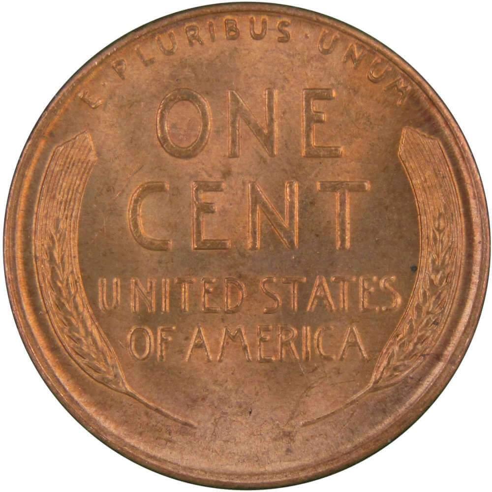 1944 D Lincoln Wheat Cent BU Uncirculated Mint State Bronze Penny 1c Coin