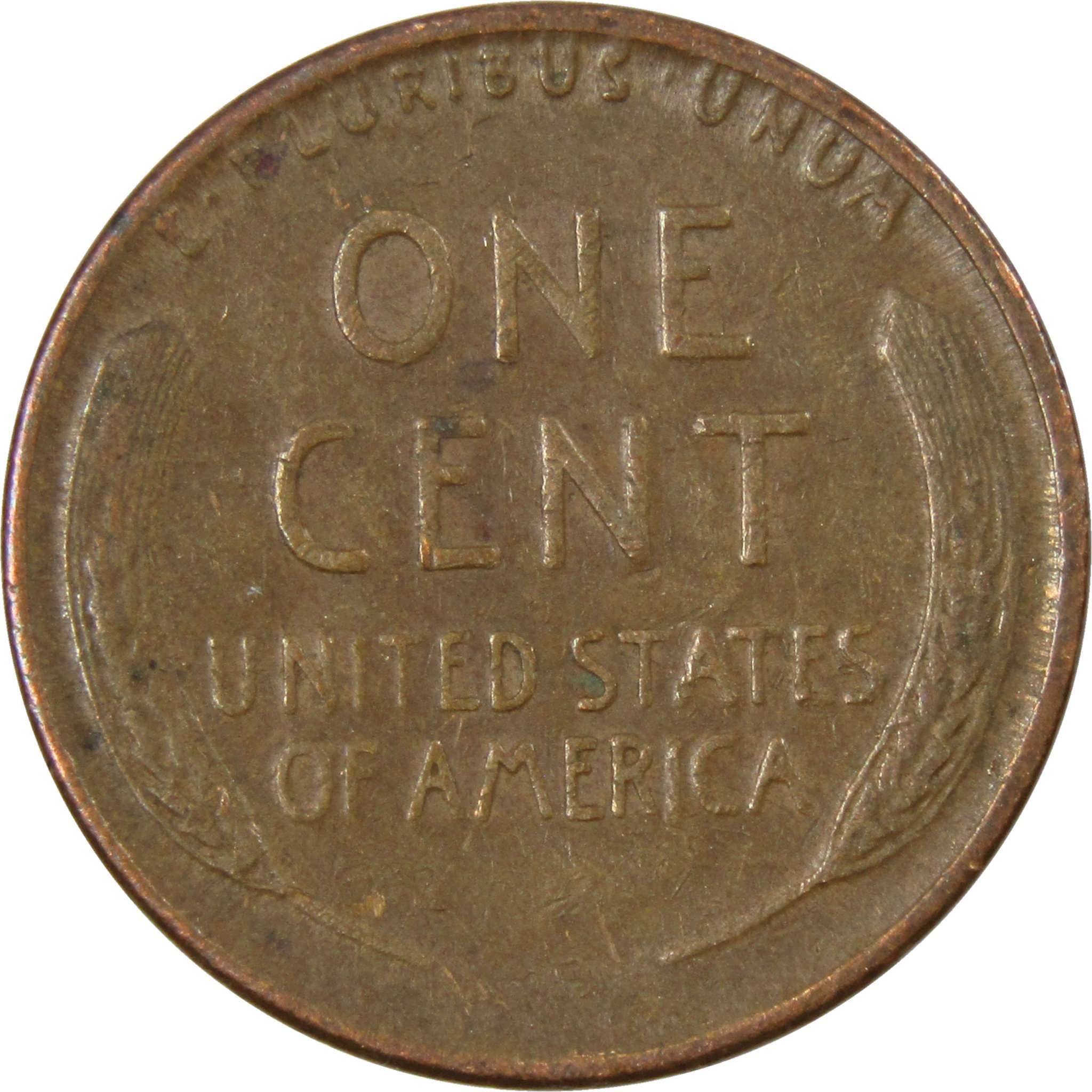 1944 D Lincoln Wheat Cent AG About Good Bronze Penny 1c Coin Collectible
