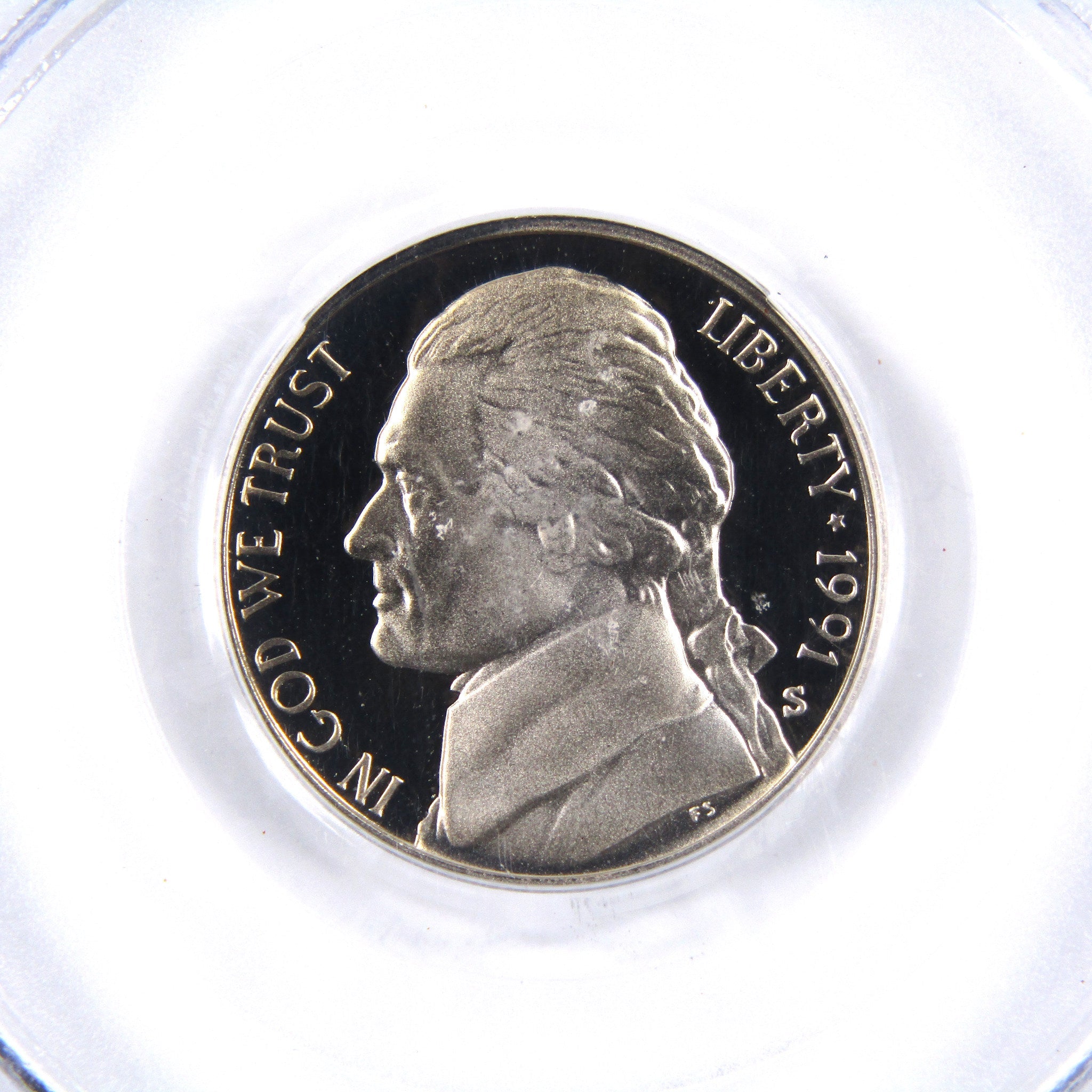 1991 S Jefferson Nickel 5 Cent Piece PR 69 DCAM PCGS Proof SKU:CPC2379