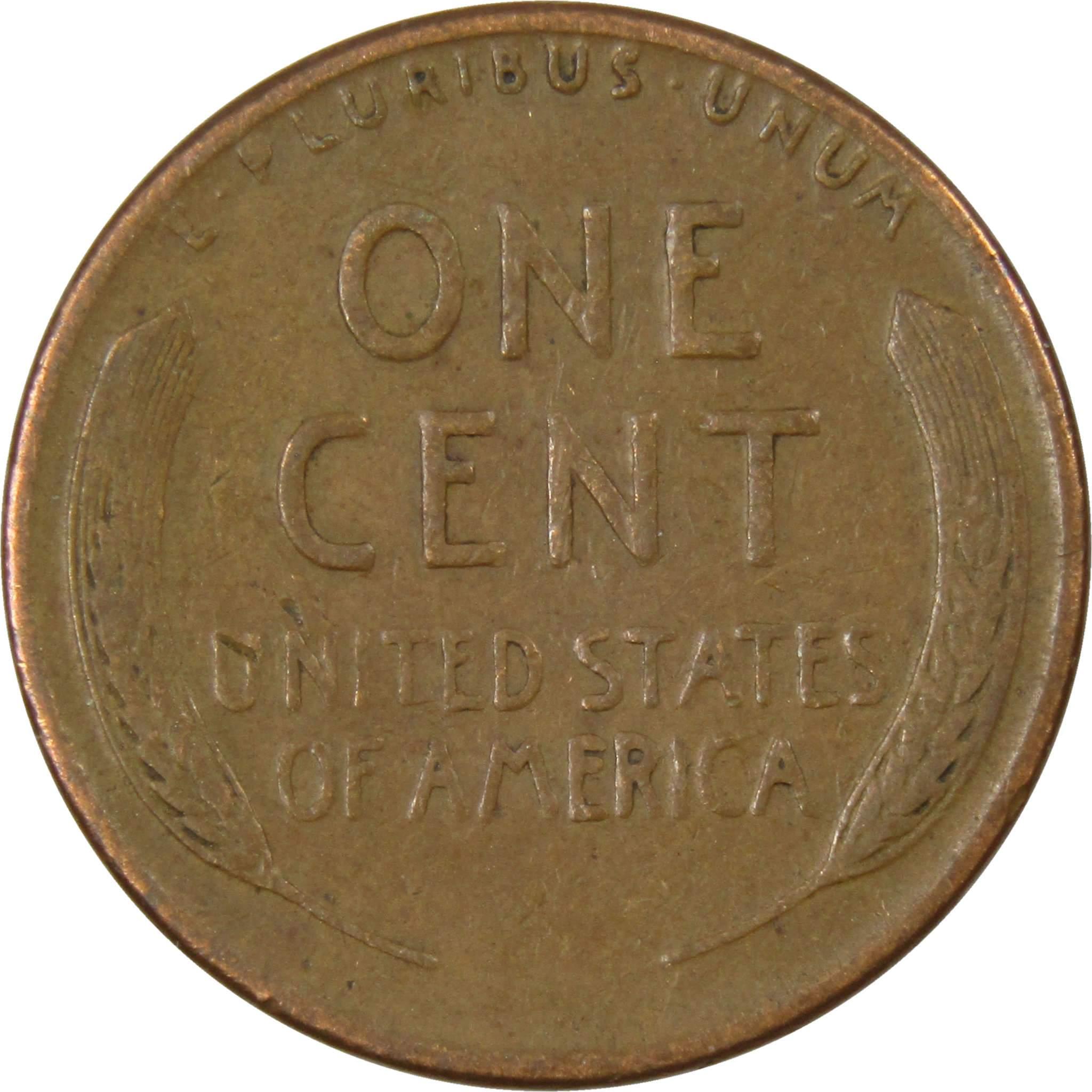 1945 Lincoln Wheat Cent AG About Good Bronze Penny 1c Coin Collectible