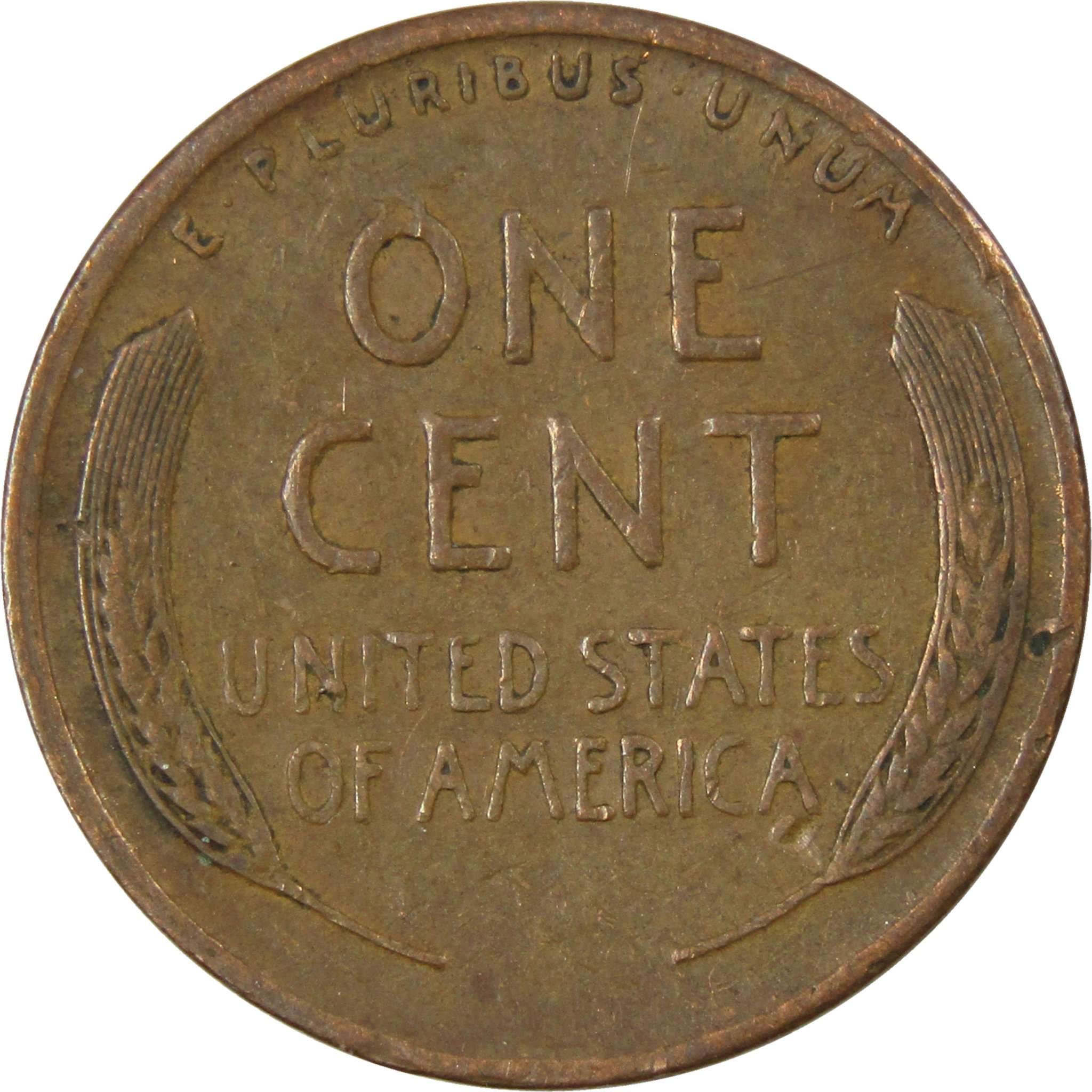 1945 D Lincoln Wheat Cent AG About Good Bronze Penny 1c Coin Collectible