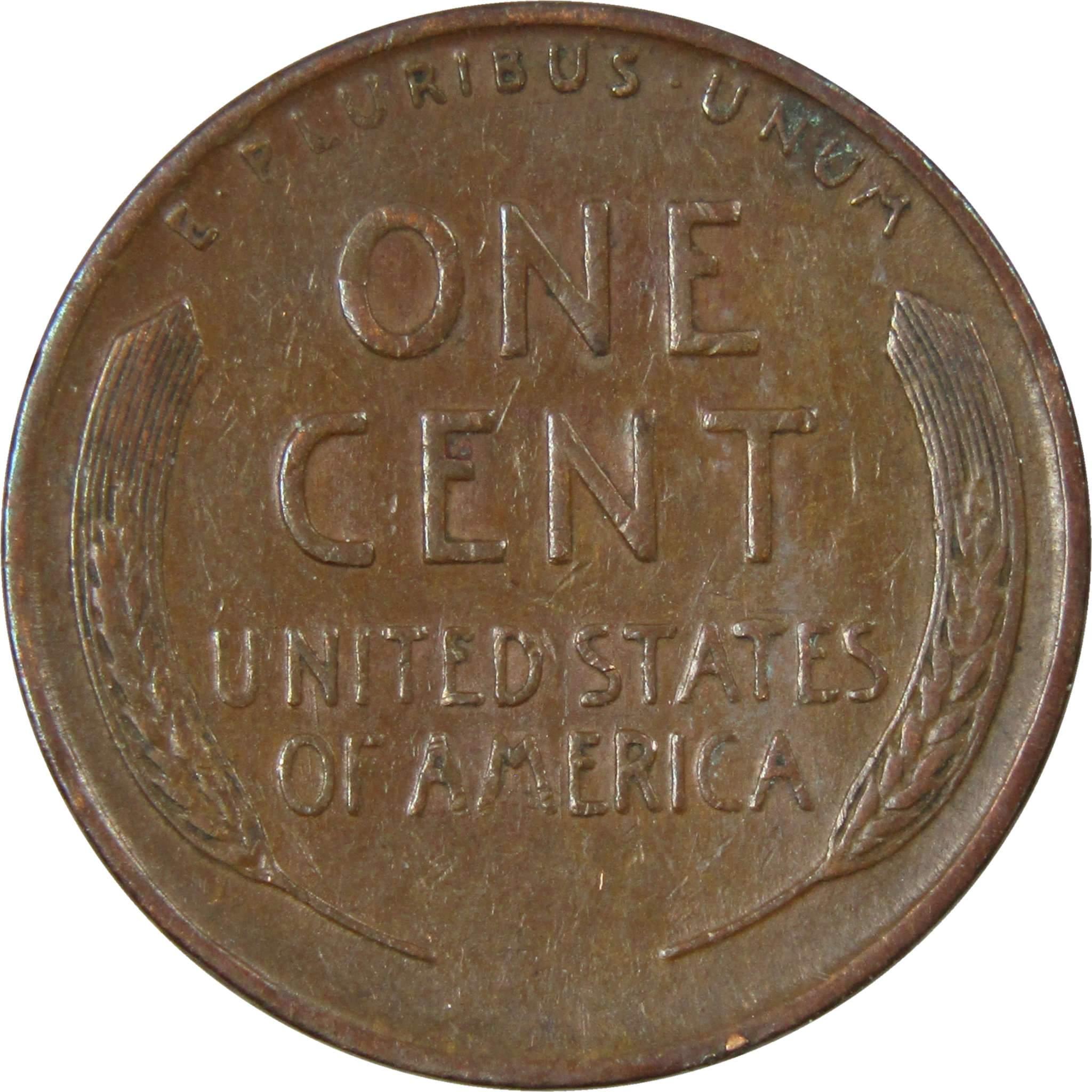 1945 S Lincoln Wheat Cent AG About Good Bronze Penny 1c Coin Collectible
