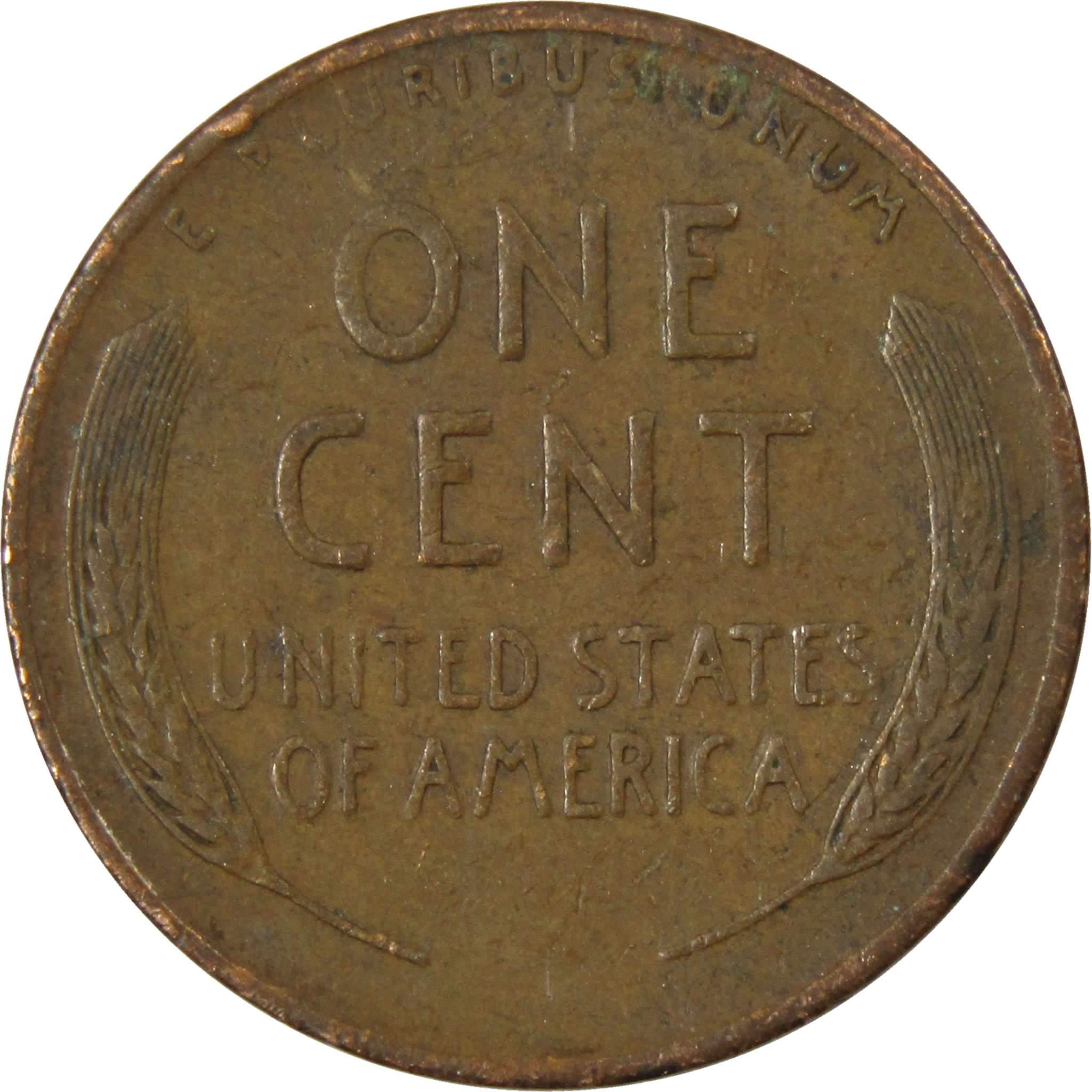 1946 S Lincoln Wheat Cent AG About Good Bronze Penny 1c Coin Collectible