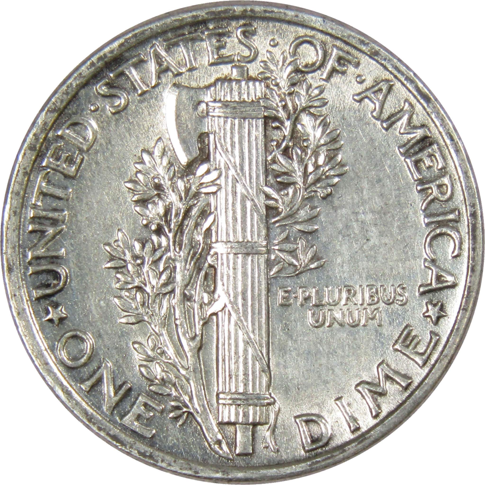 Mercury Dime Random Date AU About Uncirculated 90% Silver 10c US Coin