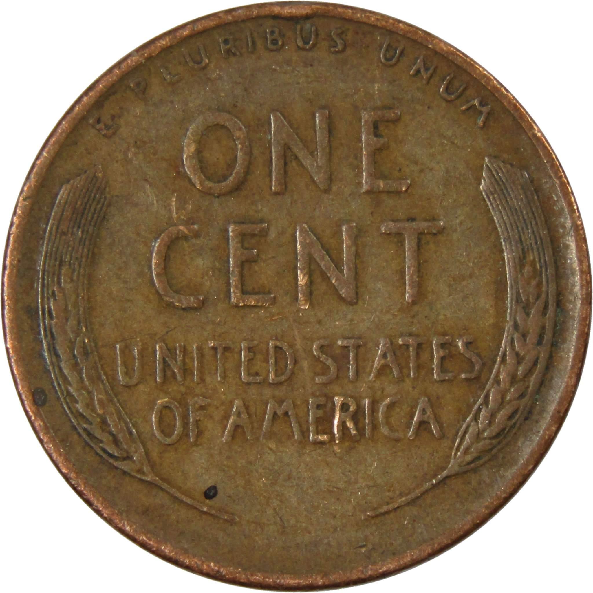 1947 S Lincoln Wheat Cent AG About Good Bronze Penny 1c Coin Collectible