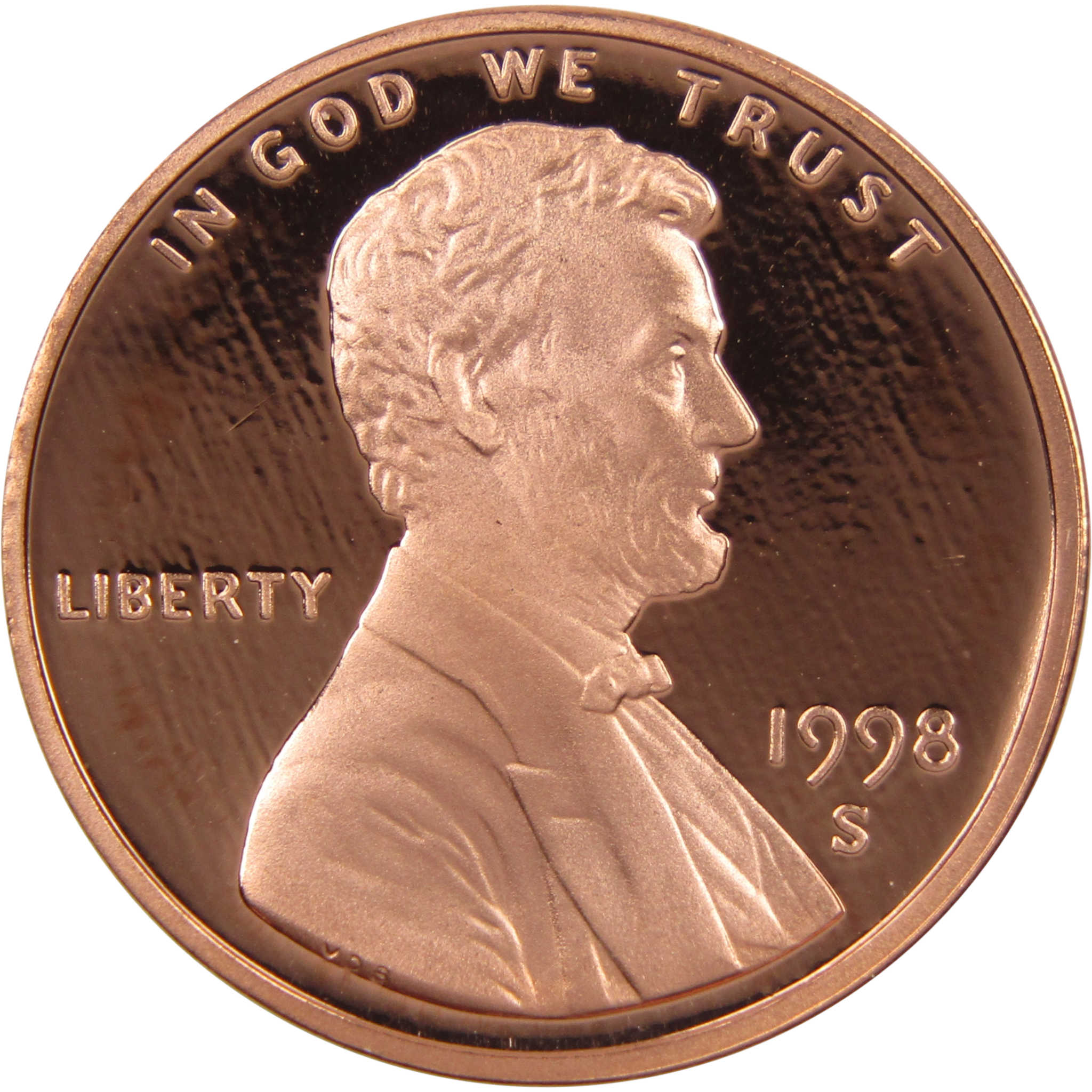 1998 S Lincoln Memorial Cent Choice Proof Penny 1c Coin Collectible
