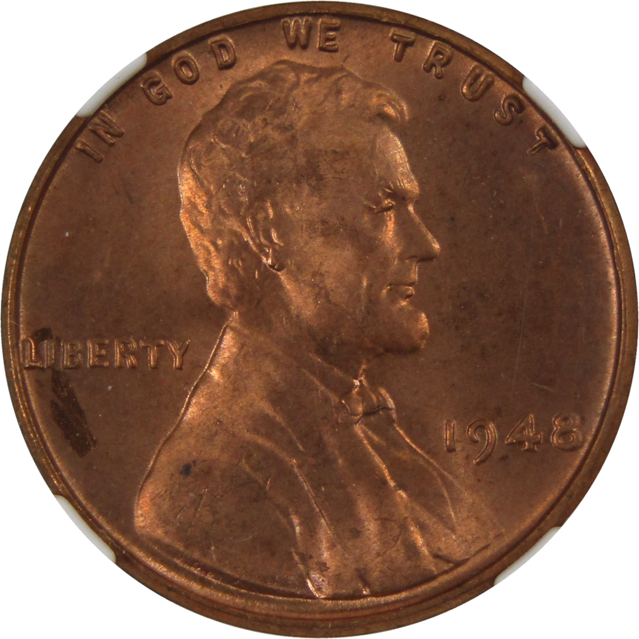 1948 Lincoln Wheat Cent MS 66 RD NGC Penny 1c Uncirculated SKU:I3628