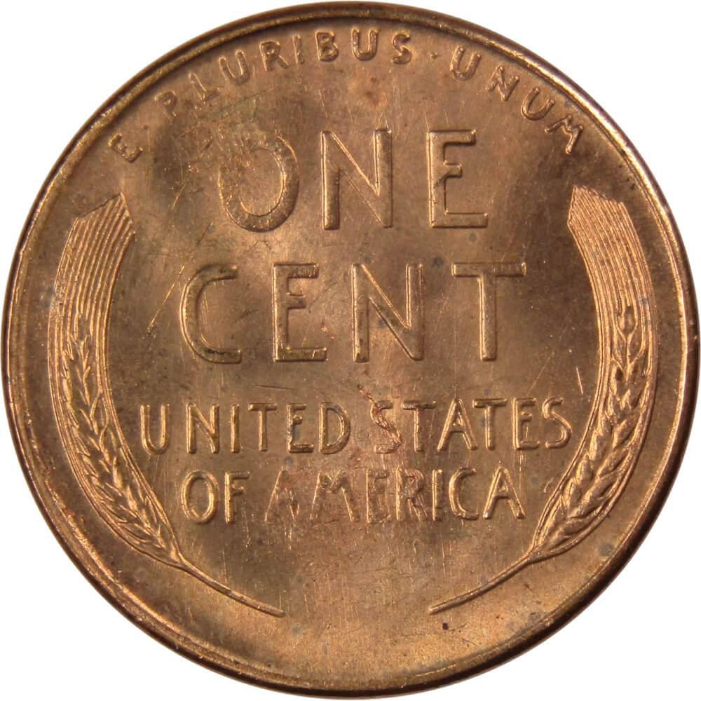 1949 S Lincoln Wheat Cent BU Uncirculated Mint State Bronze Penny 1c Coin