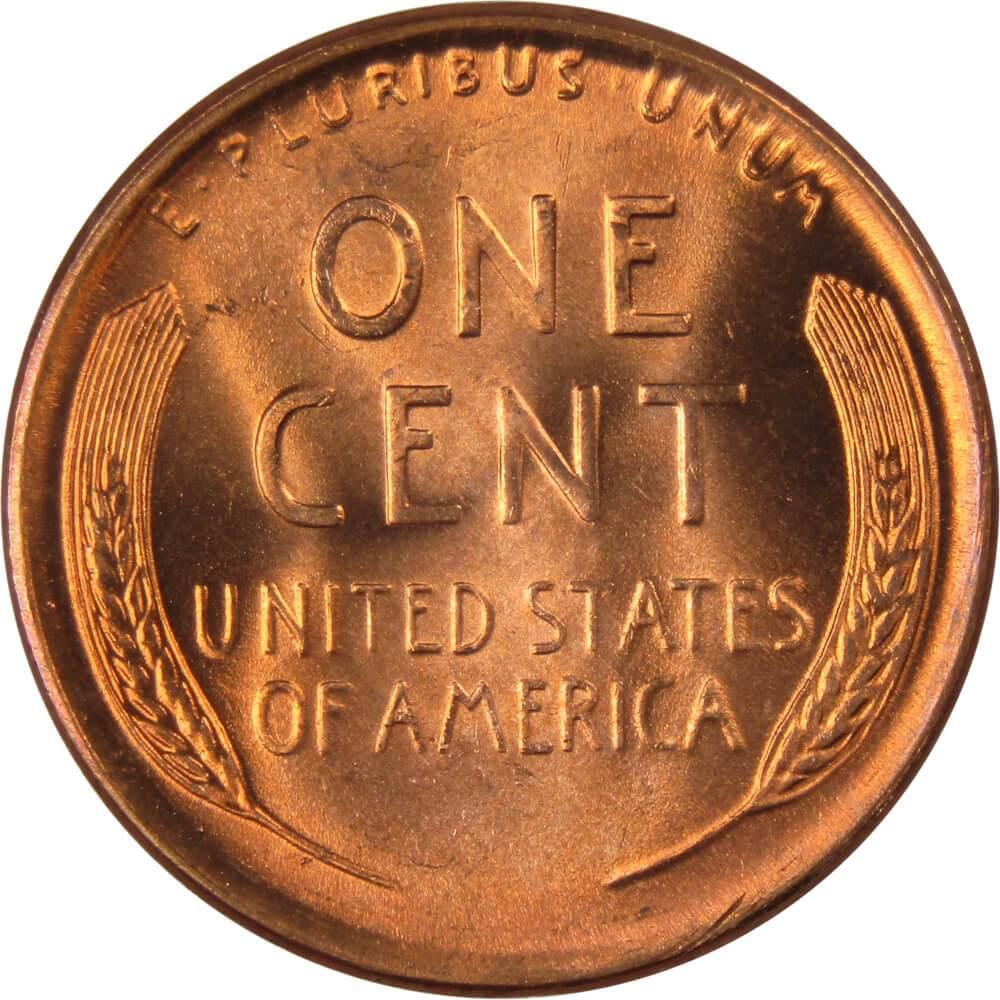 1950 D Lincoln Wheat Cent BU Uncirculated Mint State Bronze Penny 1c Coin