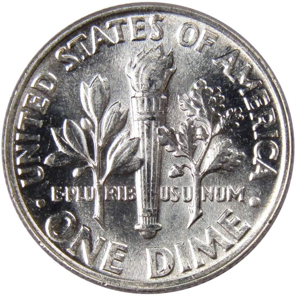 1960 Roosevelt Dime BU Uncirculated Mint State 90% Silver 10c US Coin