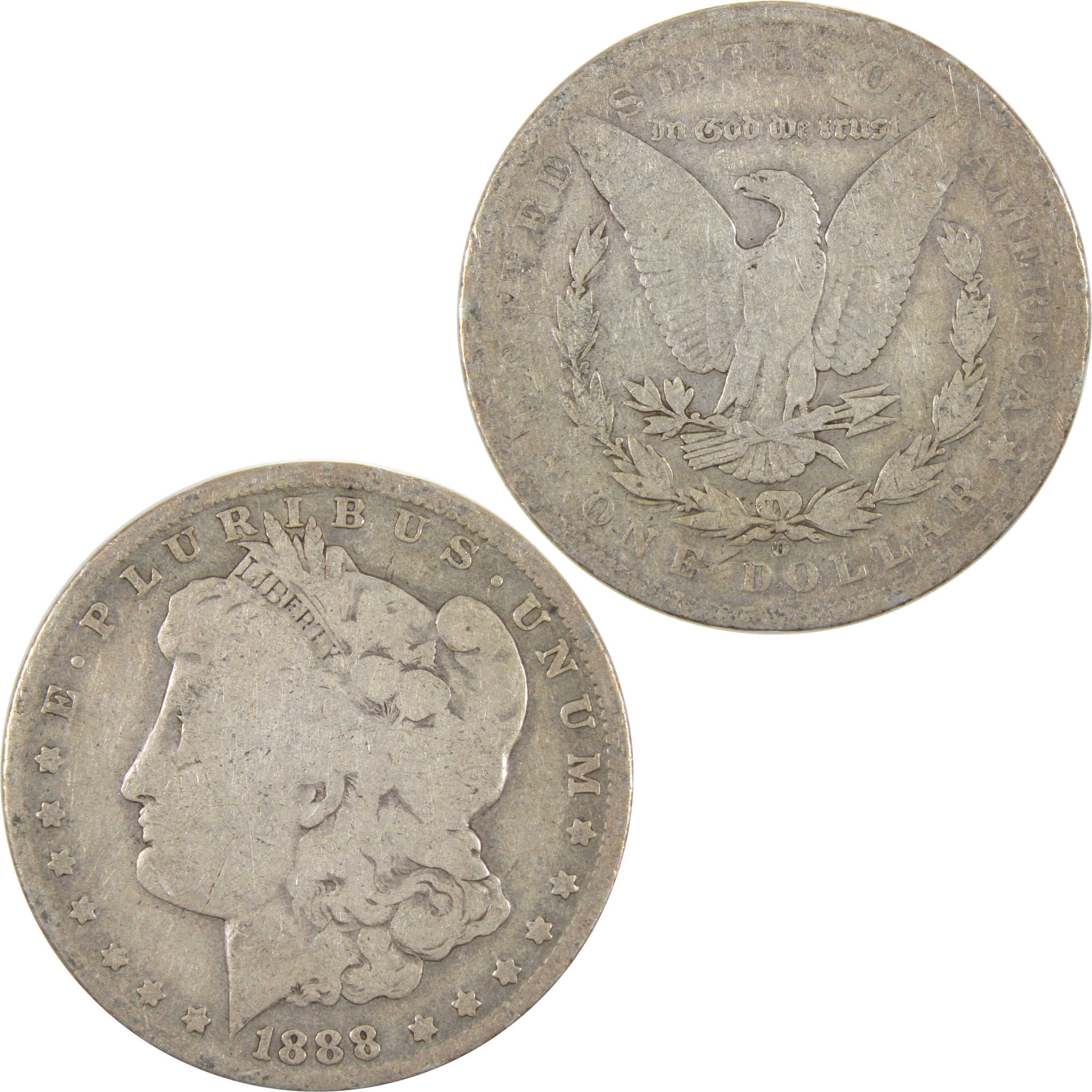 1888 O Hot Lips Morgan Dollar G Good 90% Silver $1 Coin SKU:CPC2882 - Morgan coin - Morgan silver dollar - Morgan silver dollar for sale - Profile Coins &amp; Collectibles