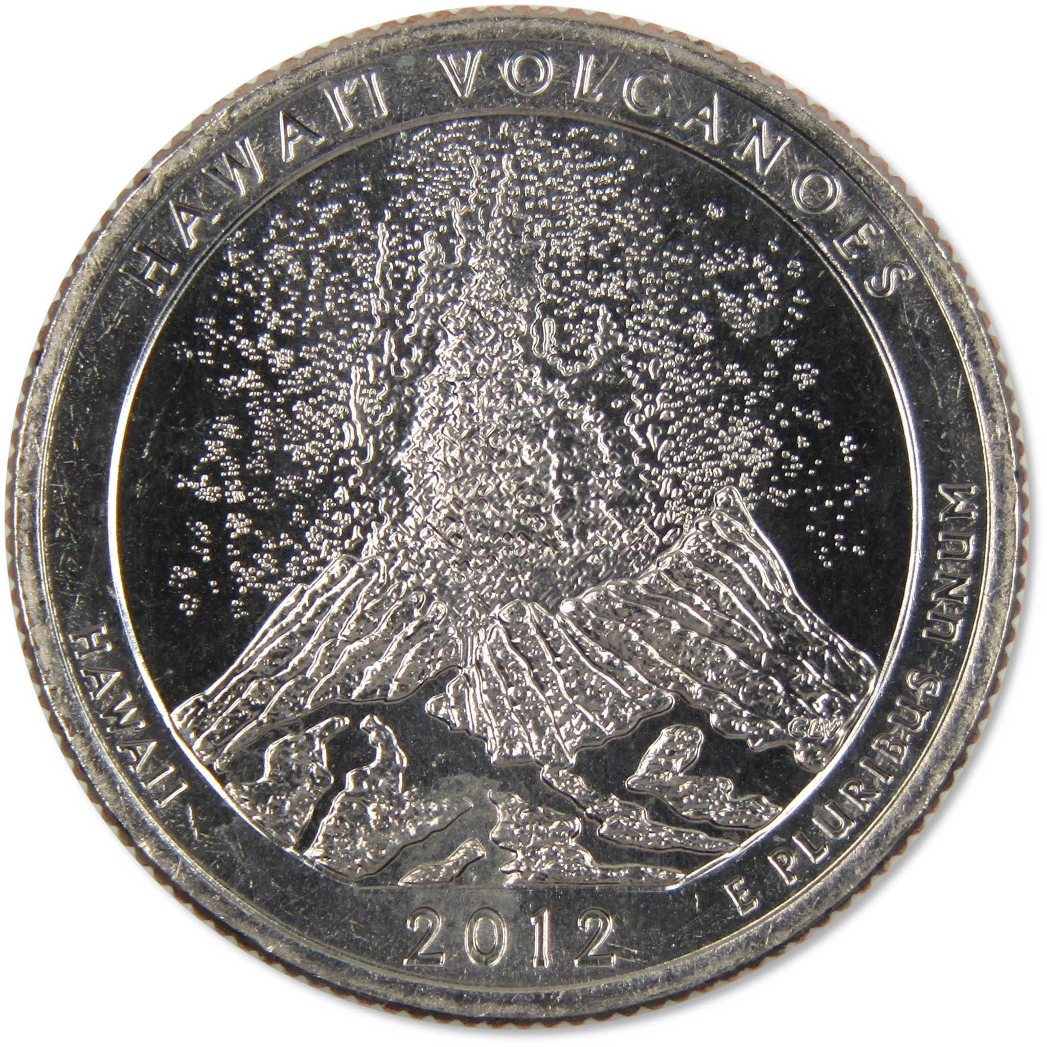 2012 S National Park Quarter 5 Coin Set Uncirculated Mint State