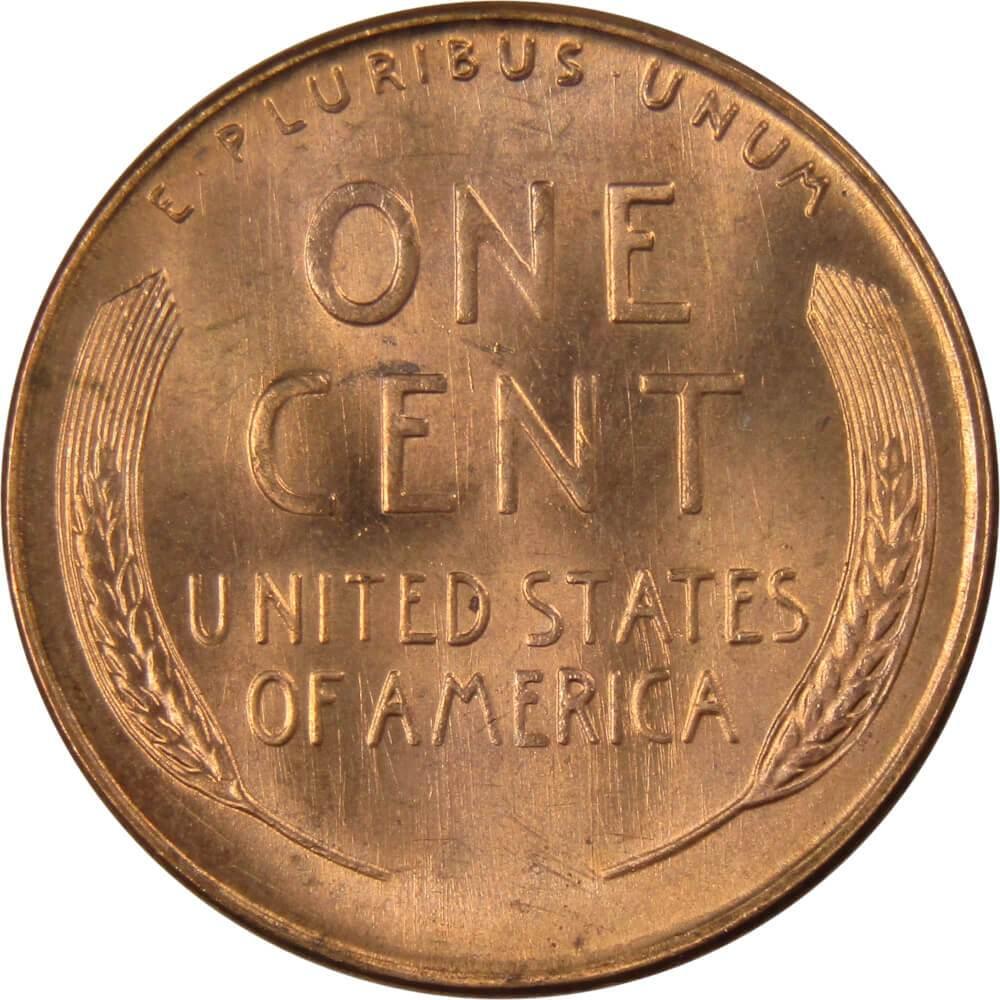1951 S Lincoln Wheat Cent BU Uncirculated Mint State Bronze Penny 1c Coin