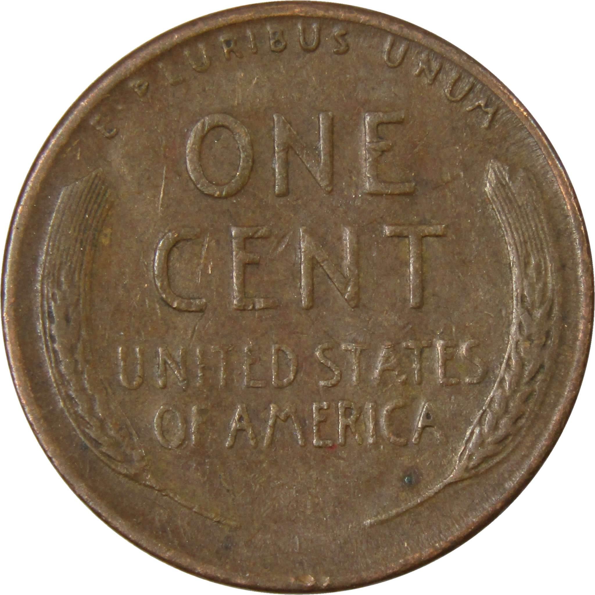 1951 S Lincoln Wheat Cent AG About Good Bronze Penny 1c Coin Collectible
