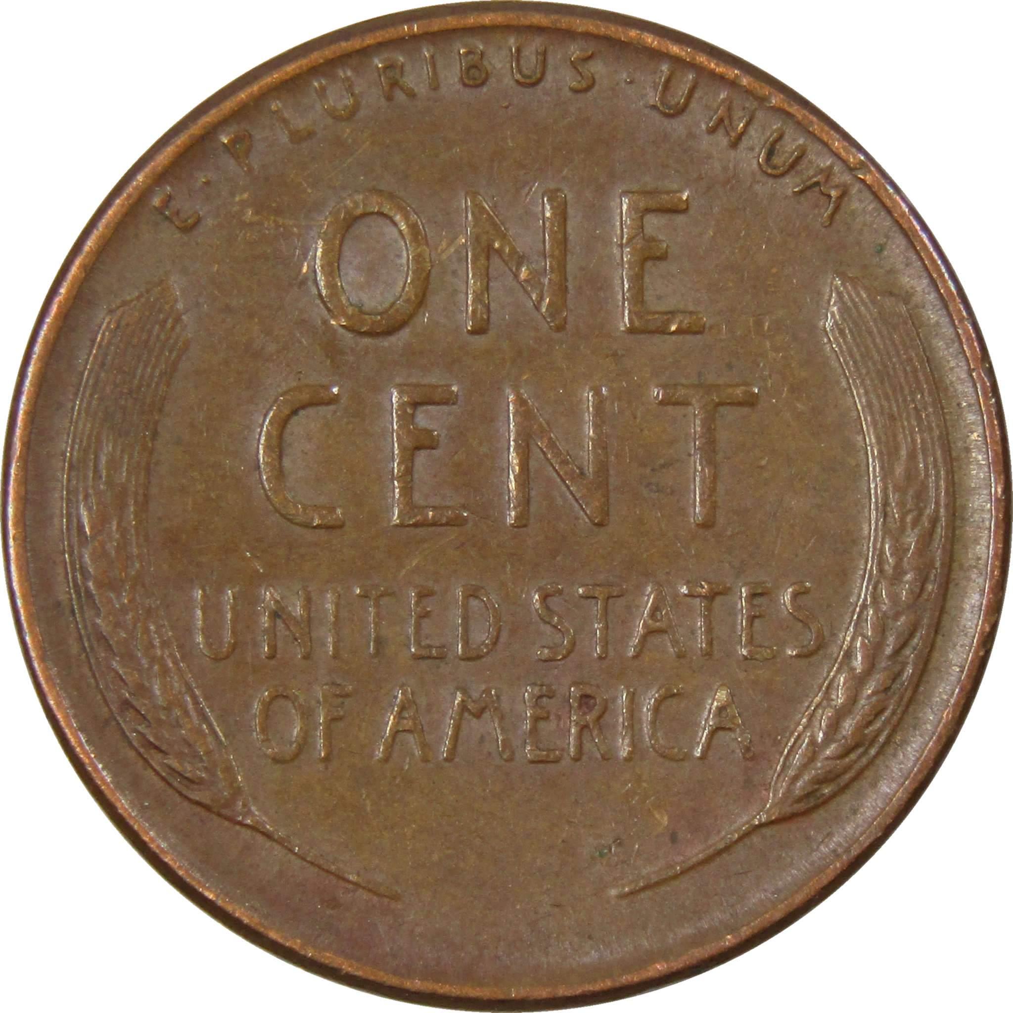 1952 Lincoln Wheat Cent AG About Good Bronze Penny 1c Coin Collectible
