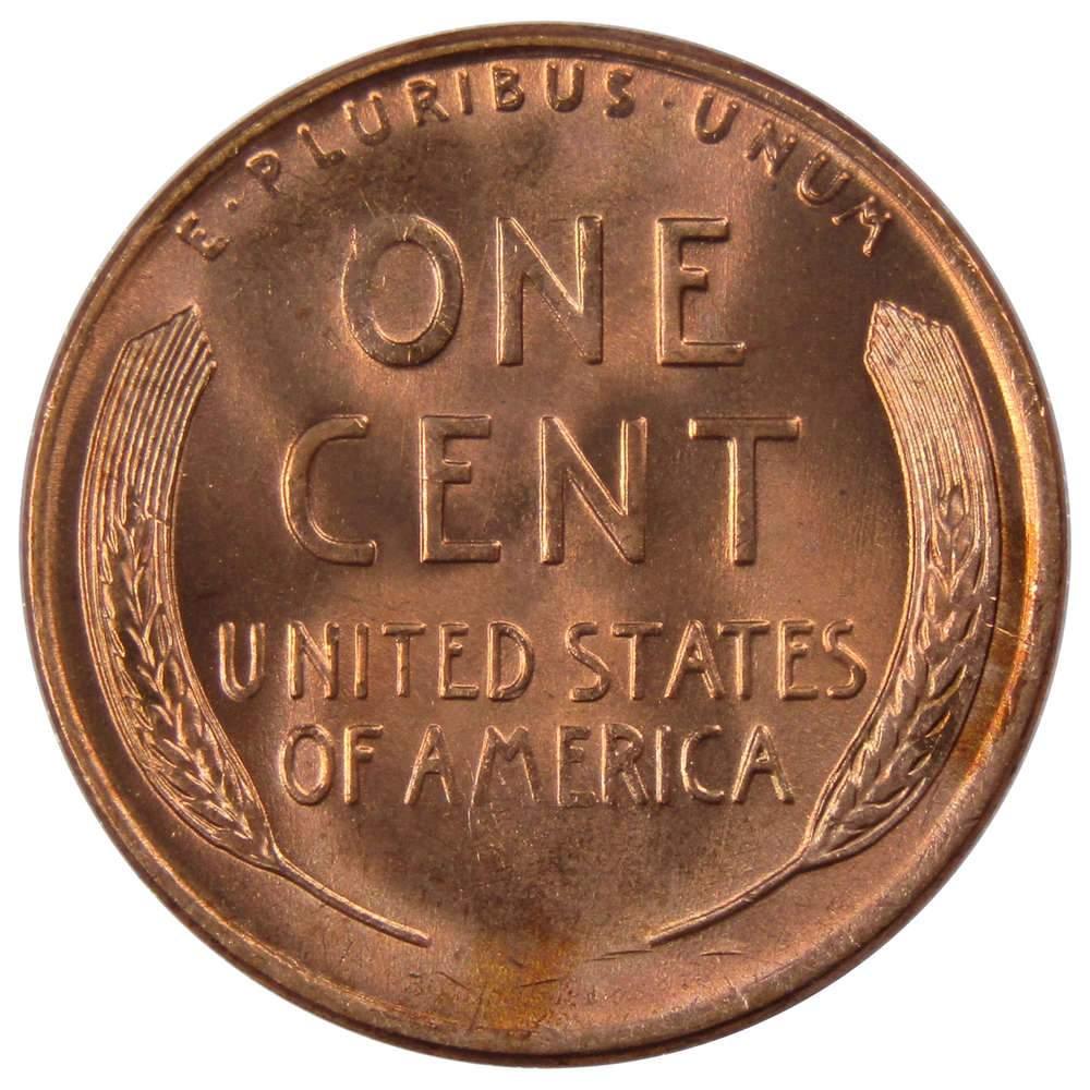 1952 D Lincoln Wheat Cent BU Uncirculated Mint State Bronze Penny 1c Coin