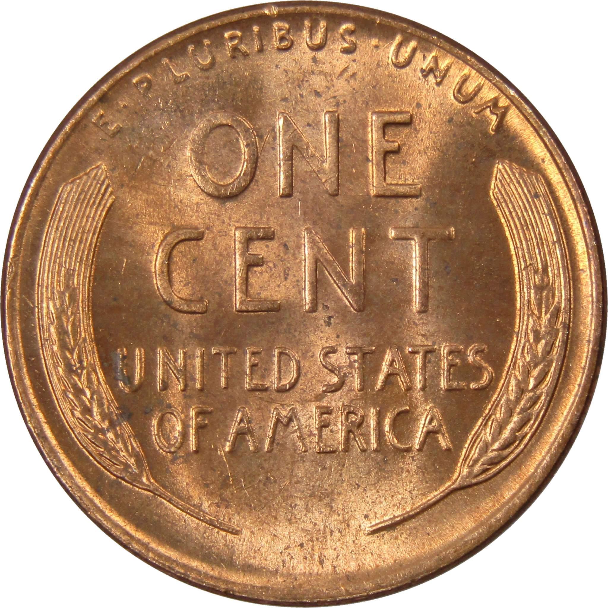 1953 D Lincoln Wheat Cent BU Uncirculated Mint State Bronze Penny 1c Coin