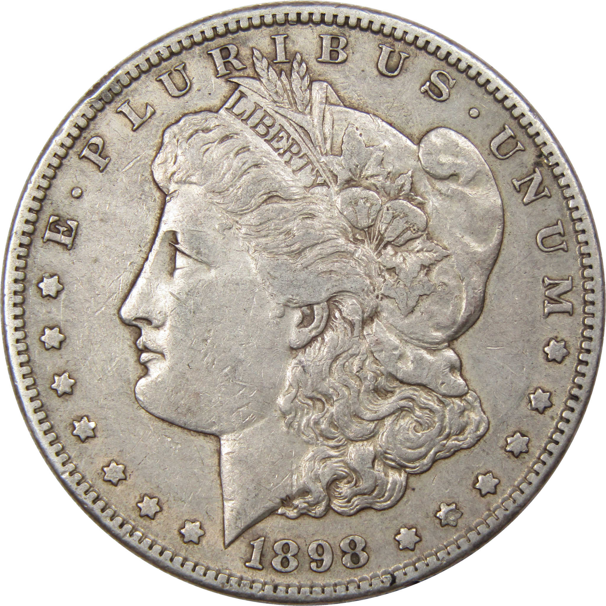 1898 S Morgan Dollar XF EF Extremely Fine 90% Silver Coin SKU:I1585 - Morgan coin - Morgan silver dollar - Morgan silver dollar for sale - Profile Coins &amp; Collectibles