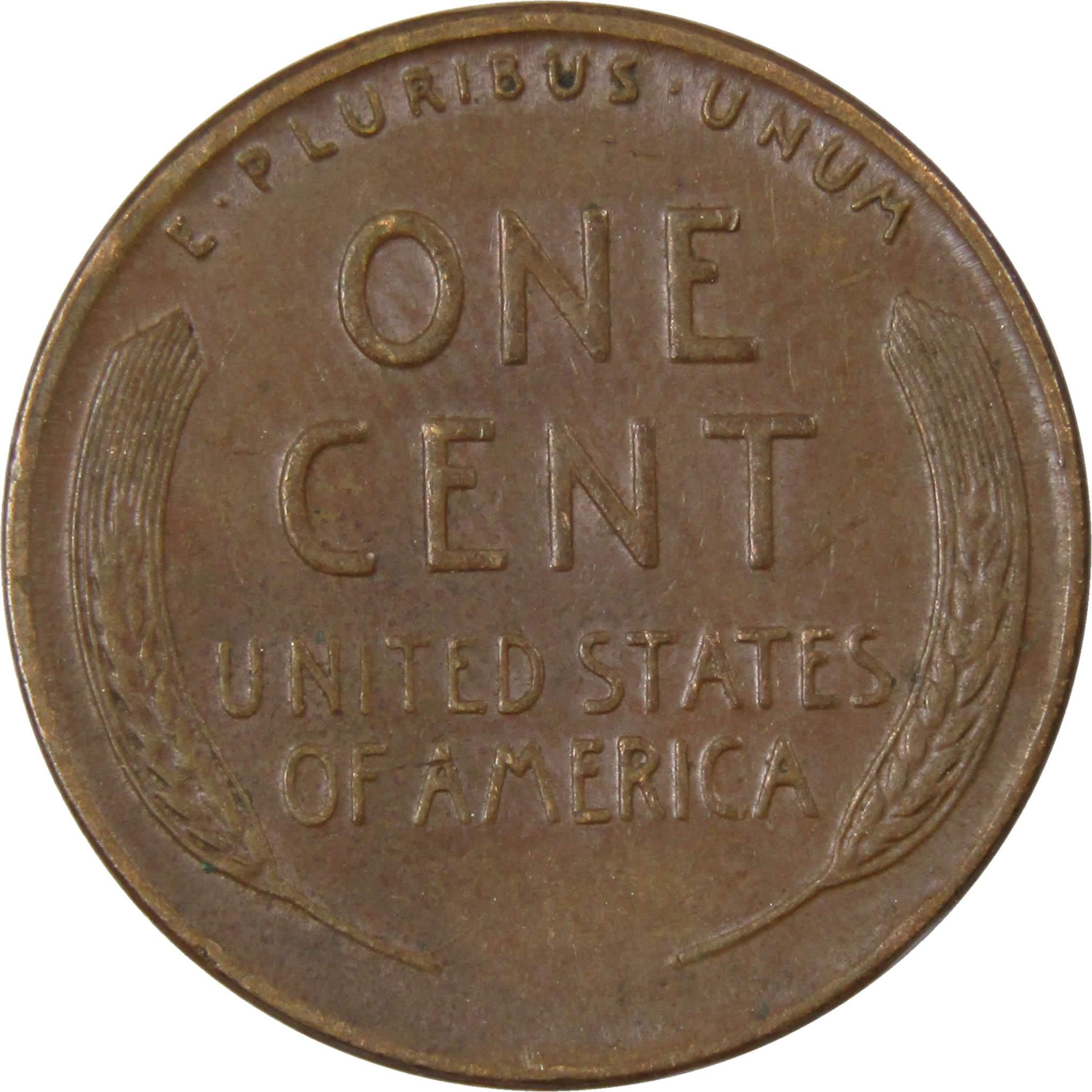 1954 Lincoln Wheat Cent AG About Good Bronze Penny 1c Coin Collectible