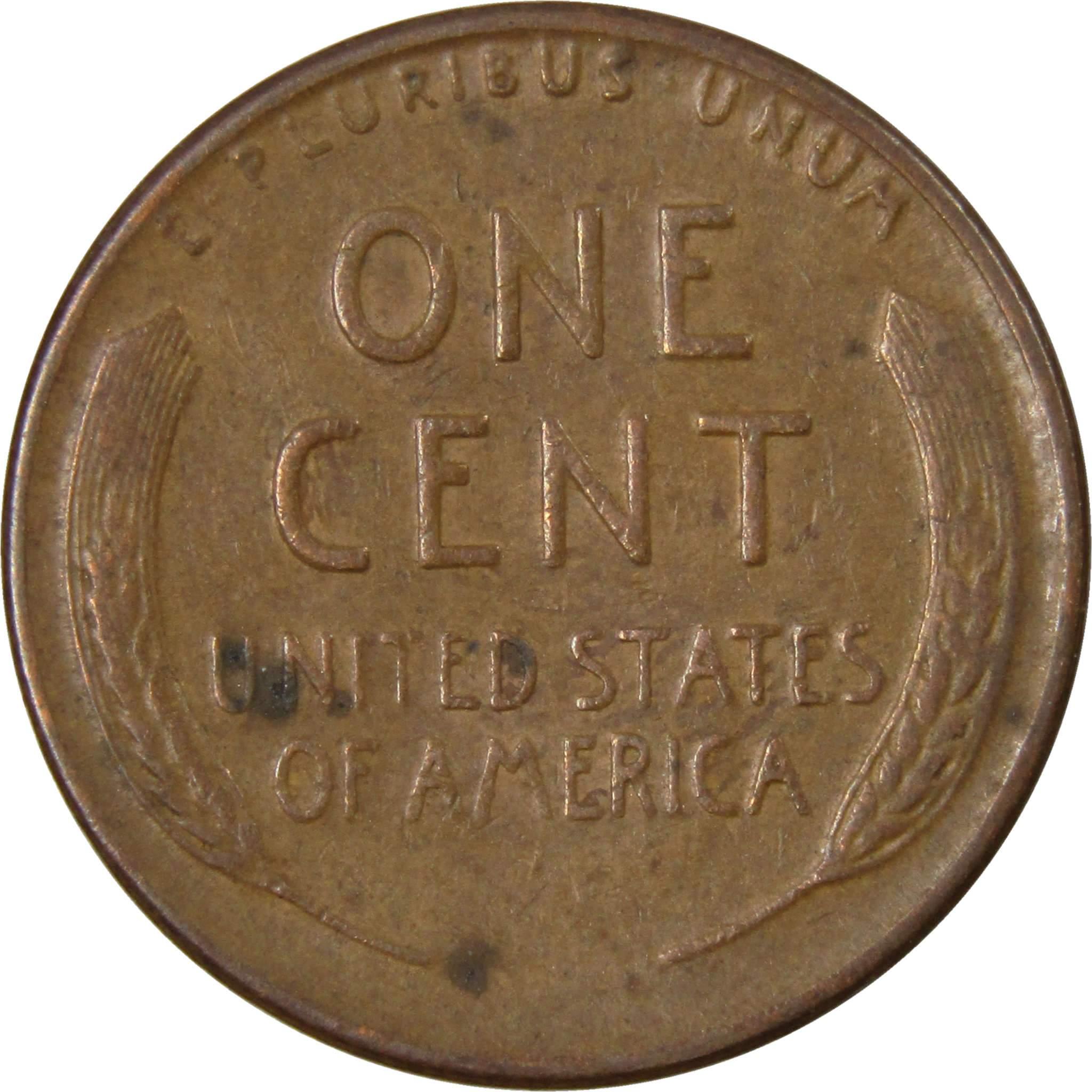 1954 S Lincoln Wheat Cent AG About Good Bronze Penny 1c Coin Collectible