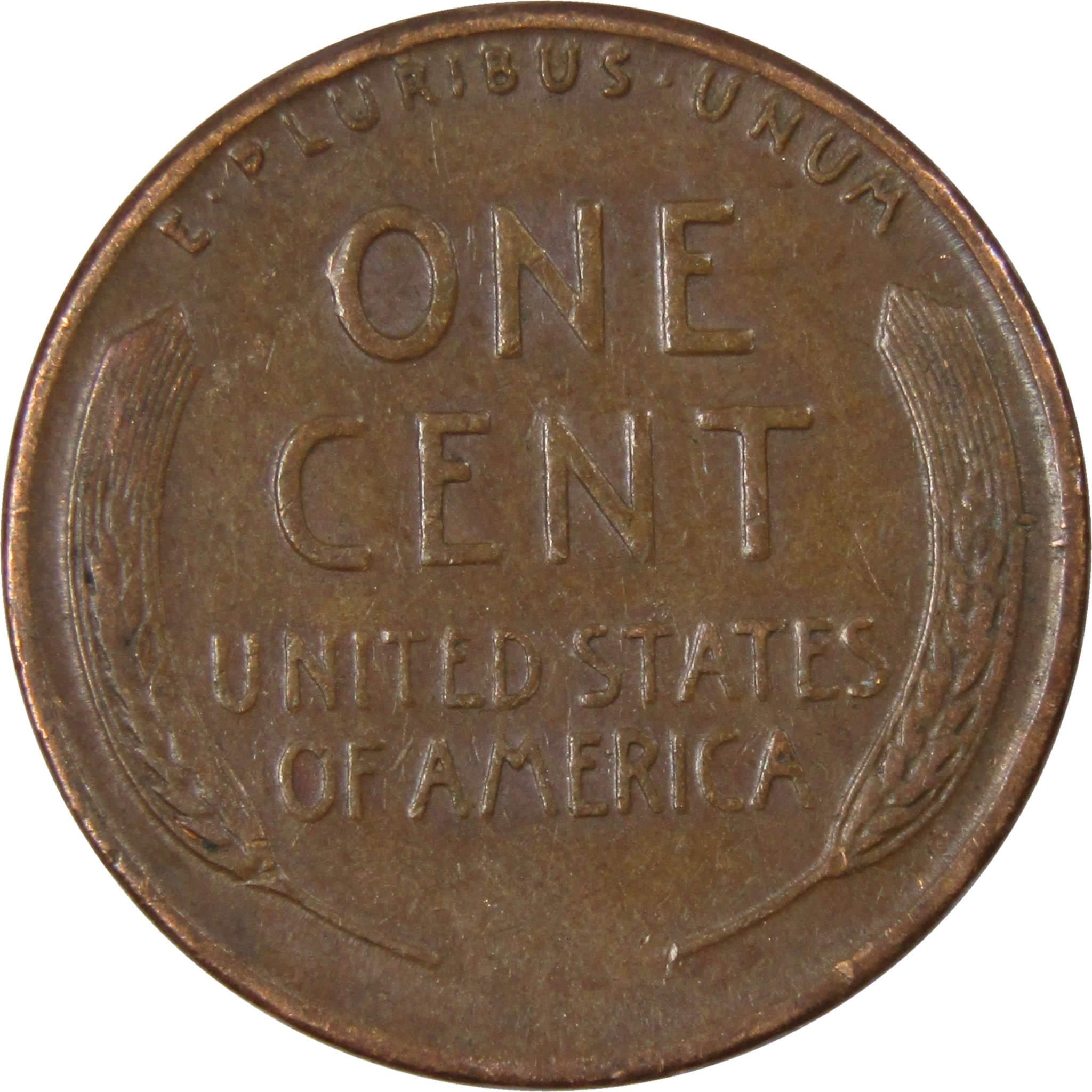 1955 Lincoln Wheat Cent AG About Good Bronze Penny 1c Coin Collectible