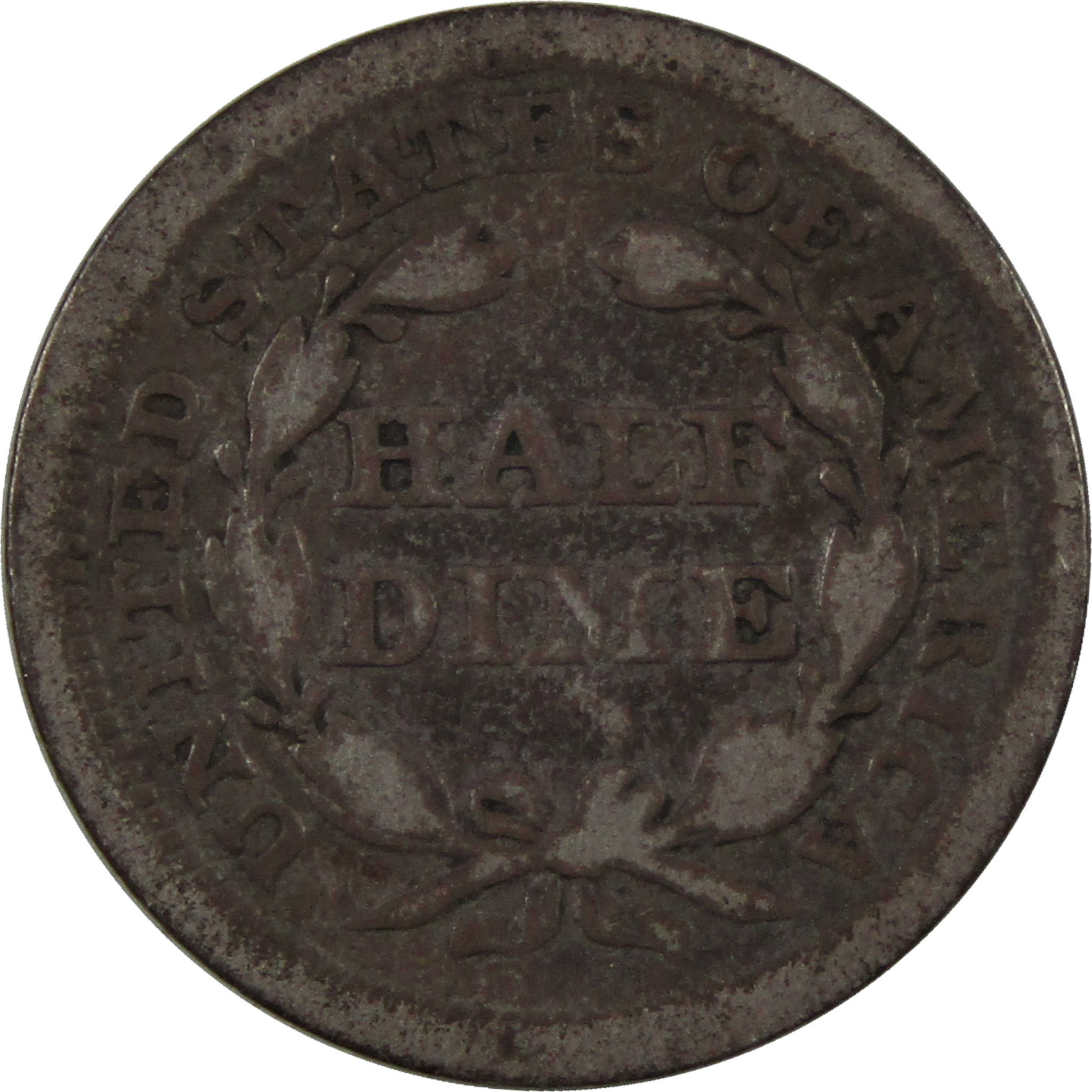 1857 silver half shops dime value