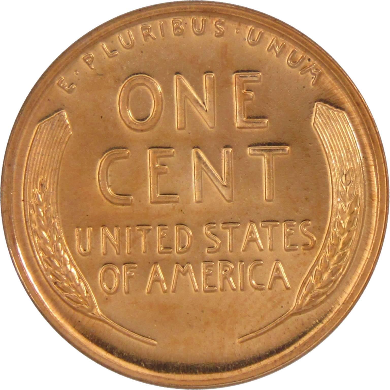 1957 Lincoln Wheat Cent Choice Proof Bronze Penny 1c Coin Collectible