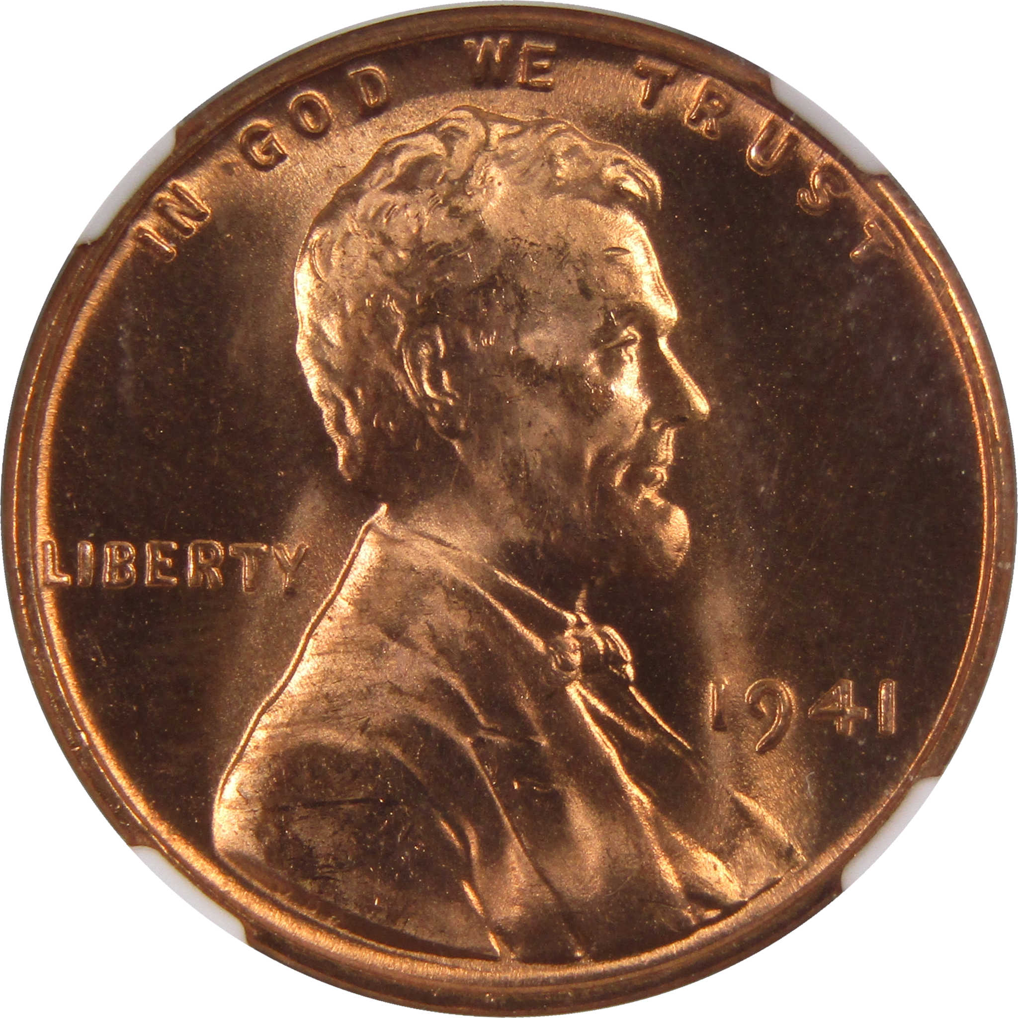 1941 Lincoln Wheat Cent MS 67 RD NGC Penny Uncirculated Coin SKU:I3168