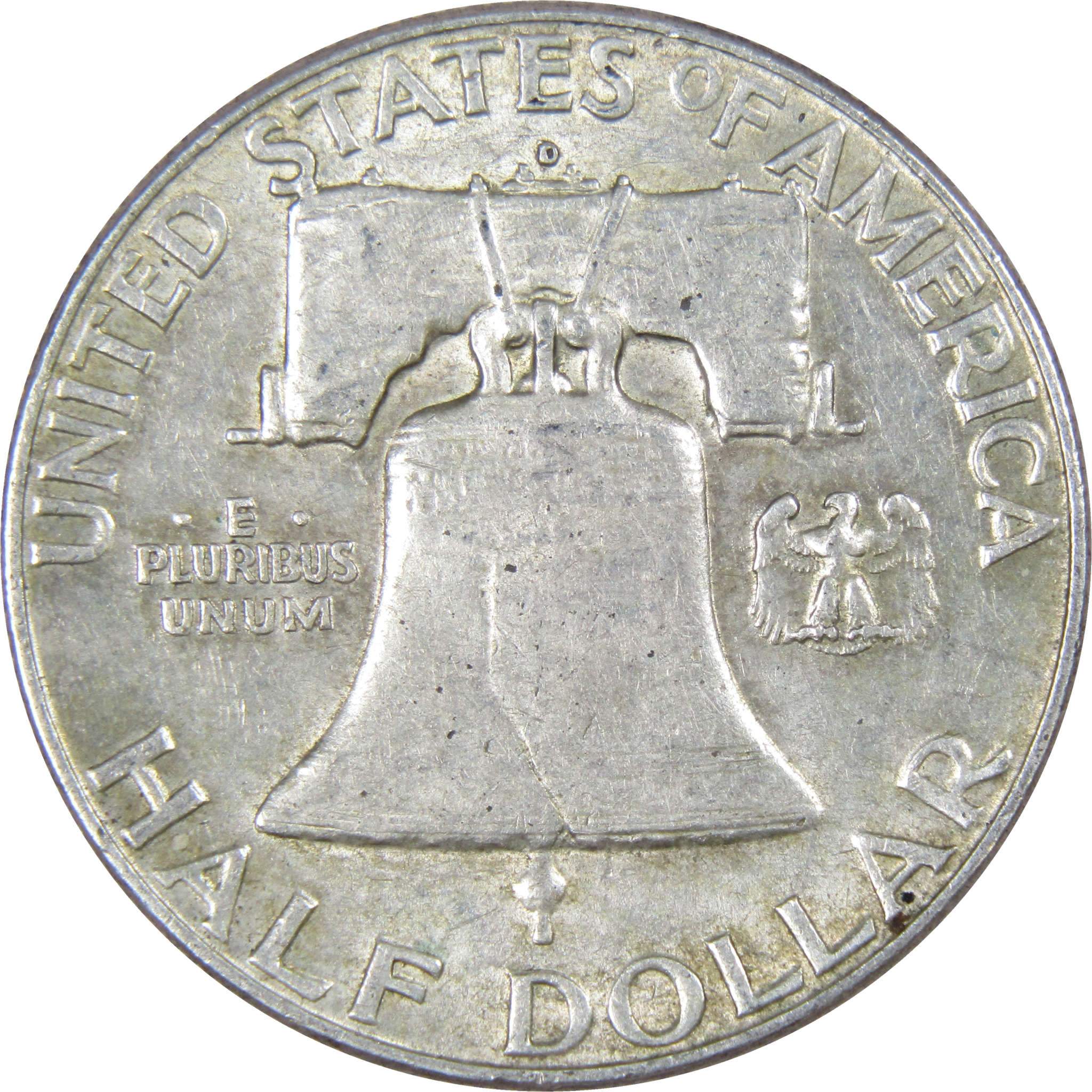 Franklin Half Dollar AG About Good Random Date 90% Silver 50c US Coin