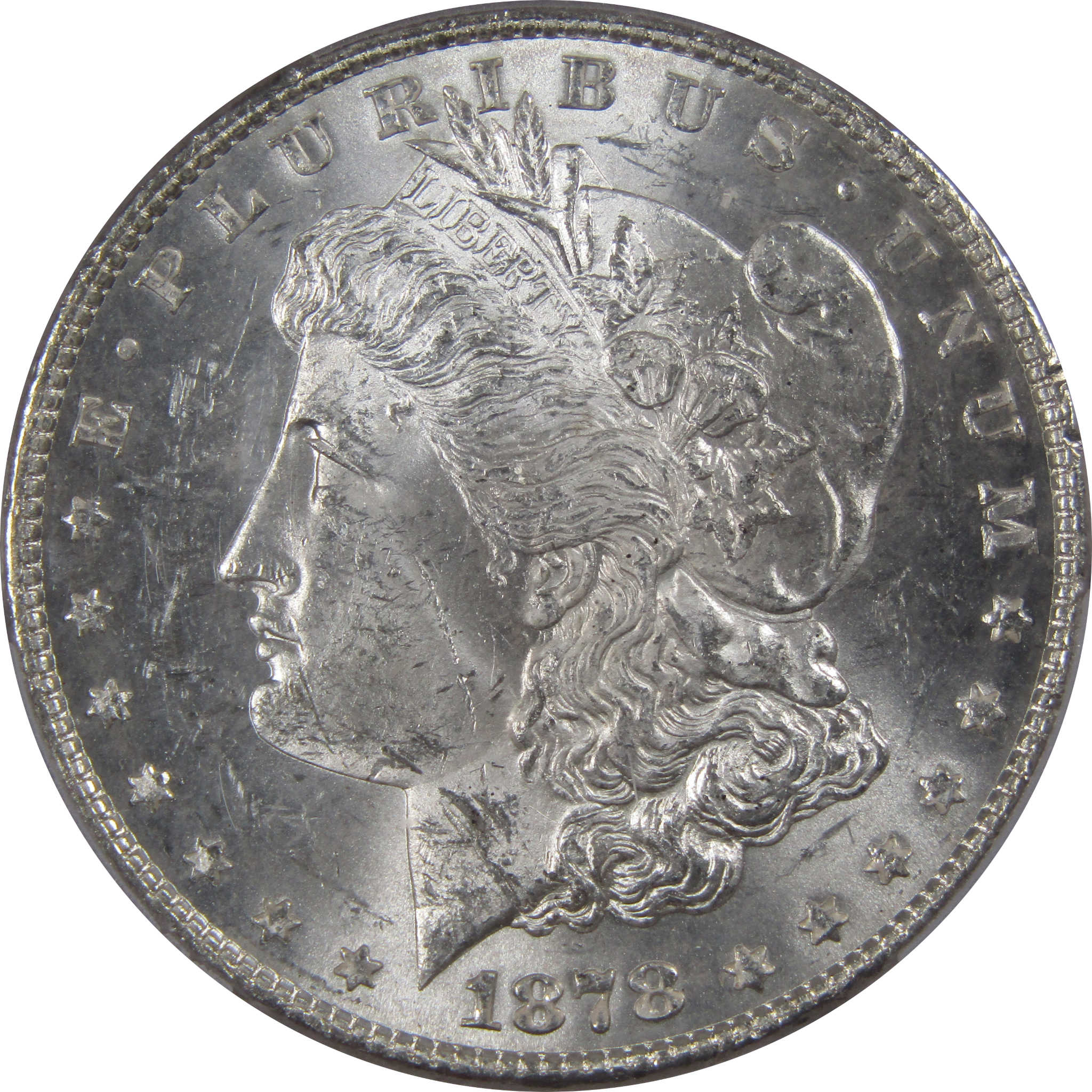 1878 7TF Rev 79 Morgan Dollar MS 62 PCGS Silver SKU:IPC6195 - Morgan coin - Morgan silver dollar - Morgan silver dollar for sale - Profile Coins &amp; Collectibles