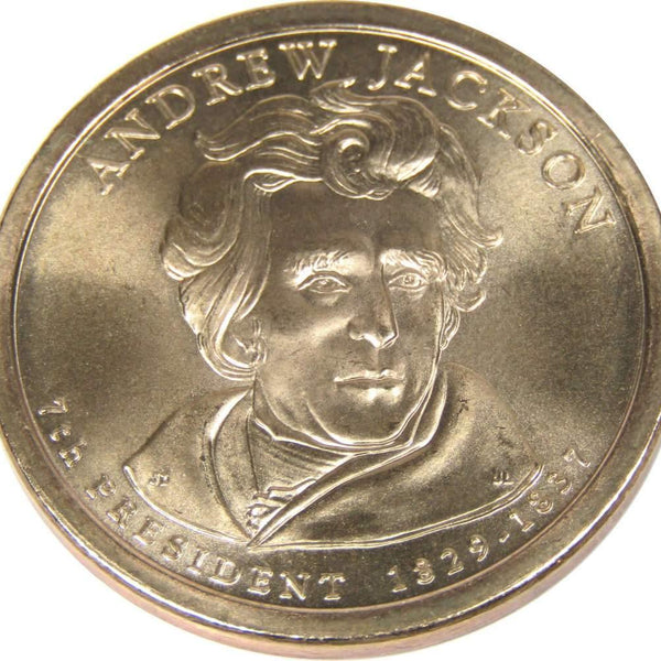 2008 Jackson Presidential Dollar Missing Edge Lettering Mint Error
