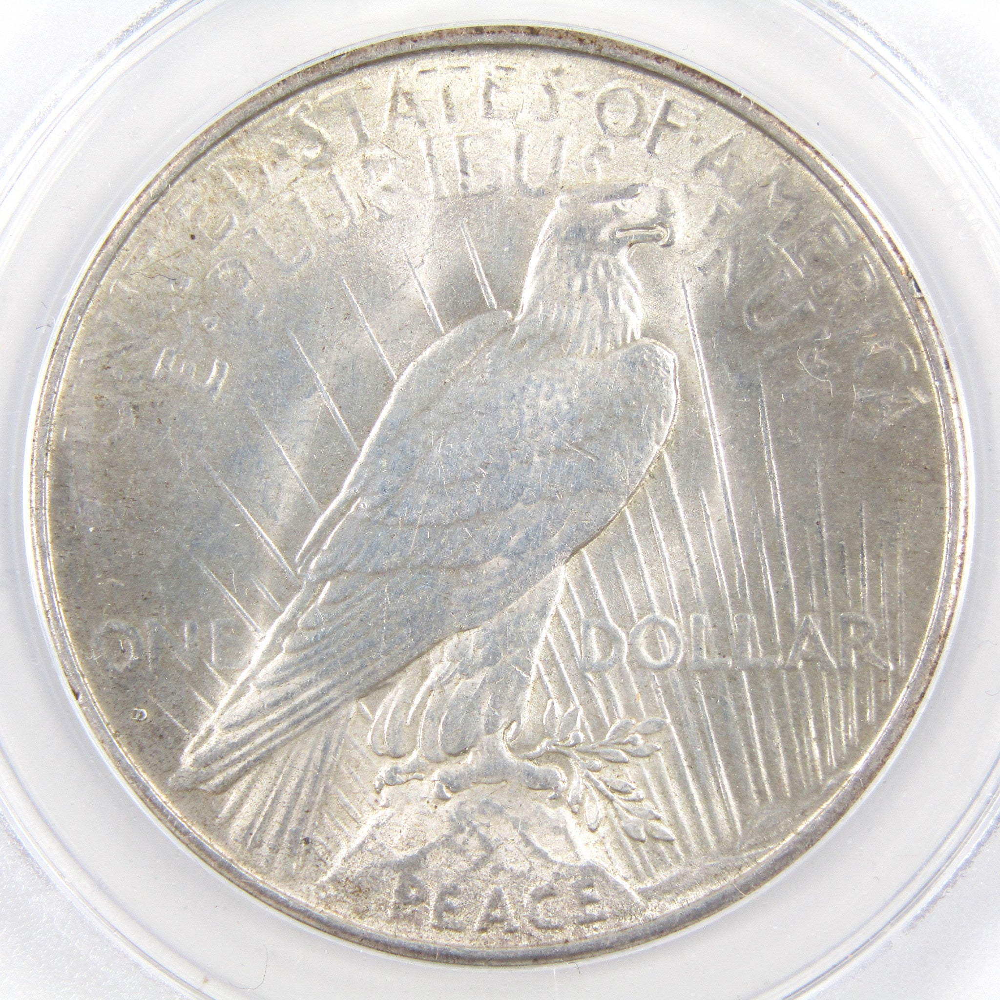 1934 D Peace Dollar MS 60 Details ANACS Silver SKU:CPC2268