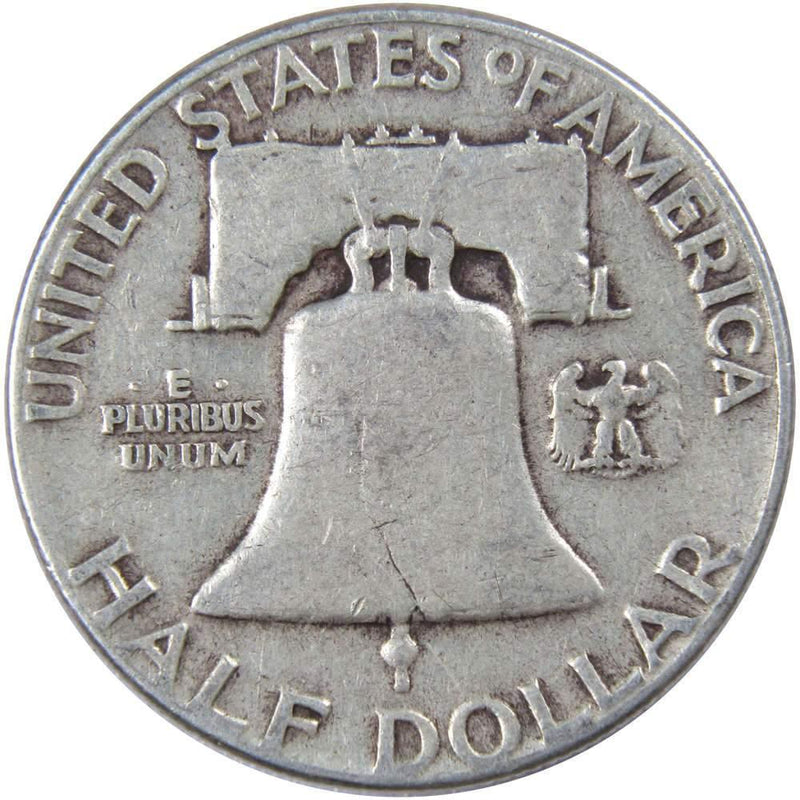 1951 Franklin Half Dollar F Fine 90% Silver 50c US Coin Collectible - Franklin Half Dollar - Franklin half dollars - Franklin coins - Profile Coins &amp; Collectibles