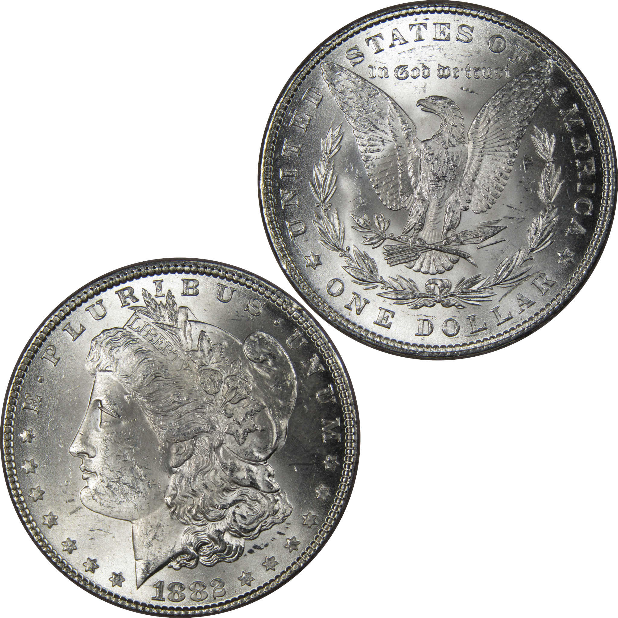 1882 Morgan Dollar BU Uncirculated Mint State 90% Silver SKU:IPC9710 - Morgan coin - Morgan silver dollar - Morgan silver dollar for sale - Profile Coins &amp; Collectibles