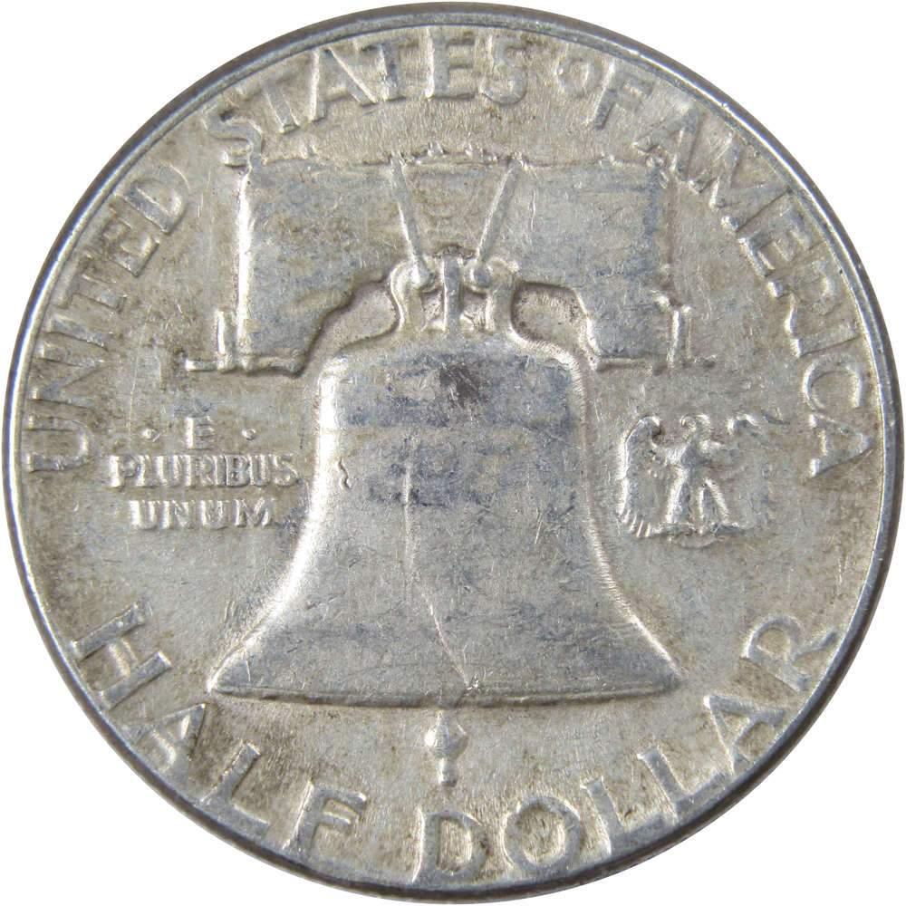 1952 Franklin Half Dollar XF EF Extremely Fine 90% Silver 50c US Coin