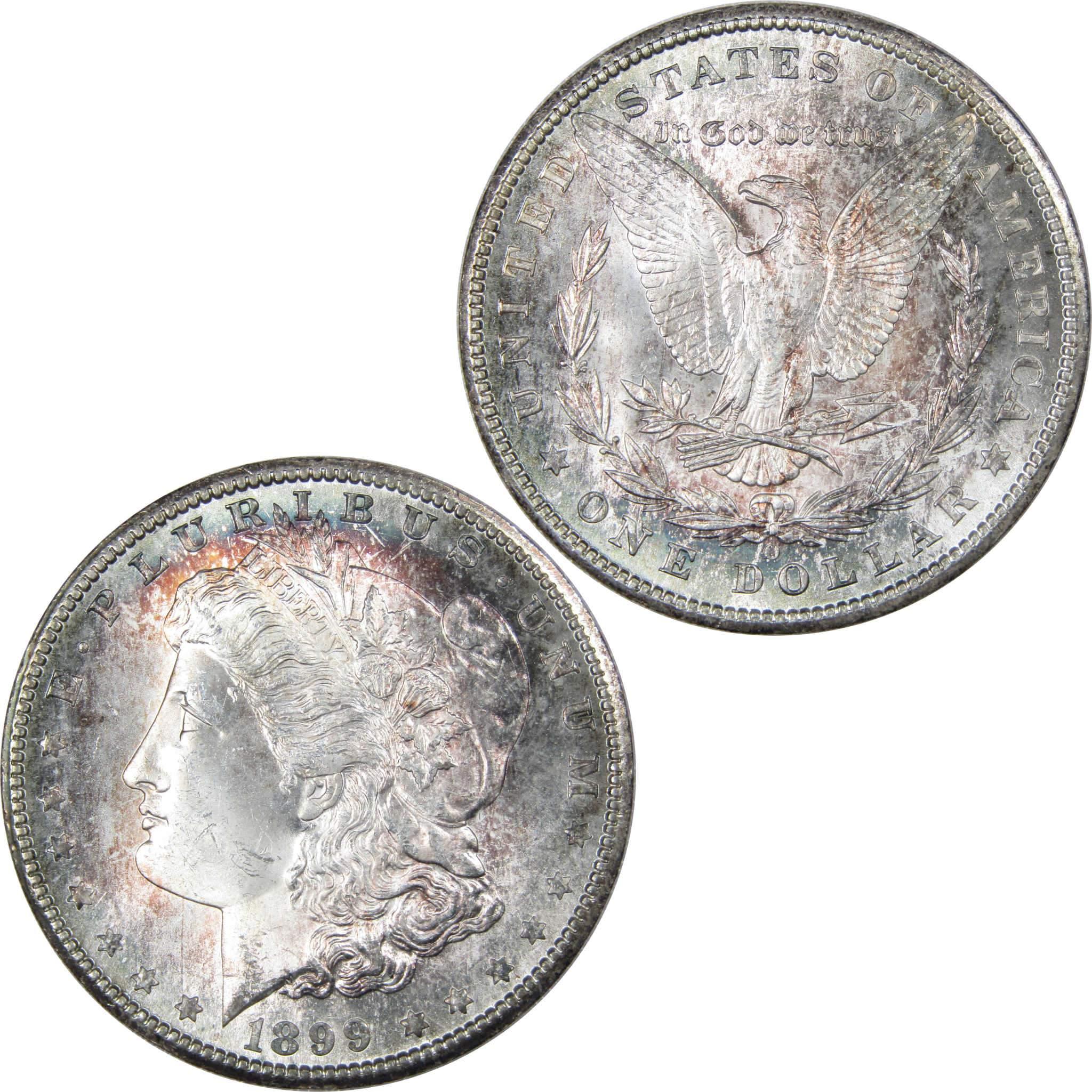 1899 O Morgan Dollar BU Choice Uncirculated Silver Toned SKU:CPC813