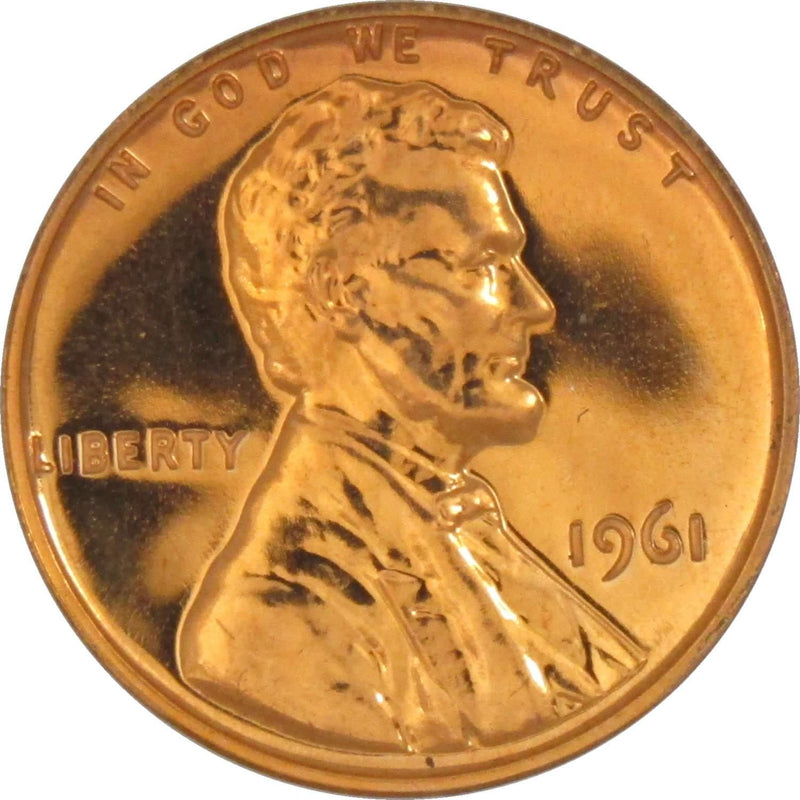 1961 Lincoln Memorial Cent Choice Proof Penny 1c Coin Collectible - Lincoln Cent - Profile Coins &amp; Collectibles