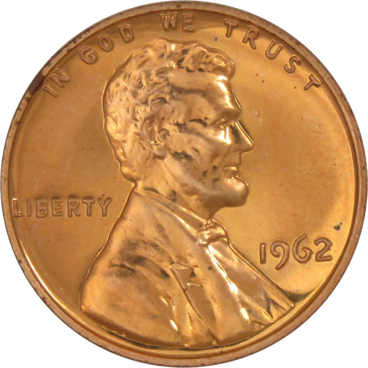 1962 Lincoln Memorial Cent Choice Proof Penny 1c Coin Collectible