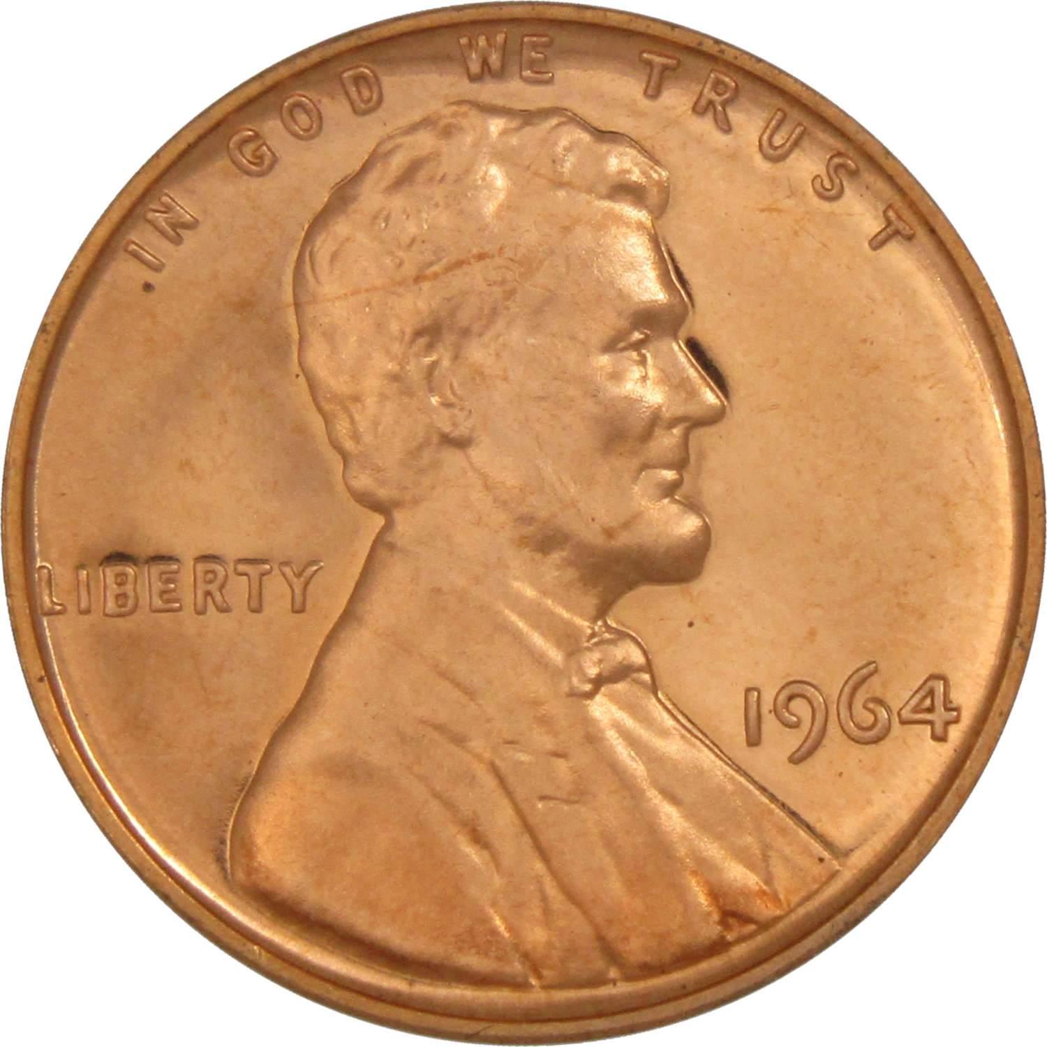 1964 Lincoln Memorial Cent Choice Proof Penny 1c Coin Collectible