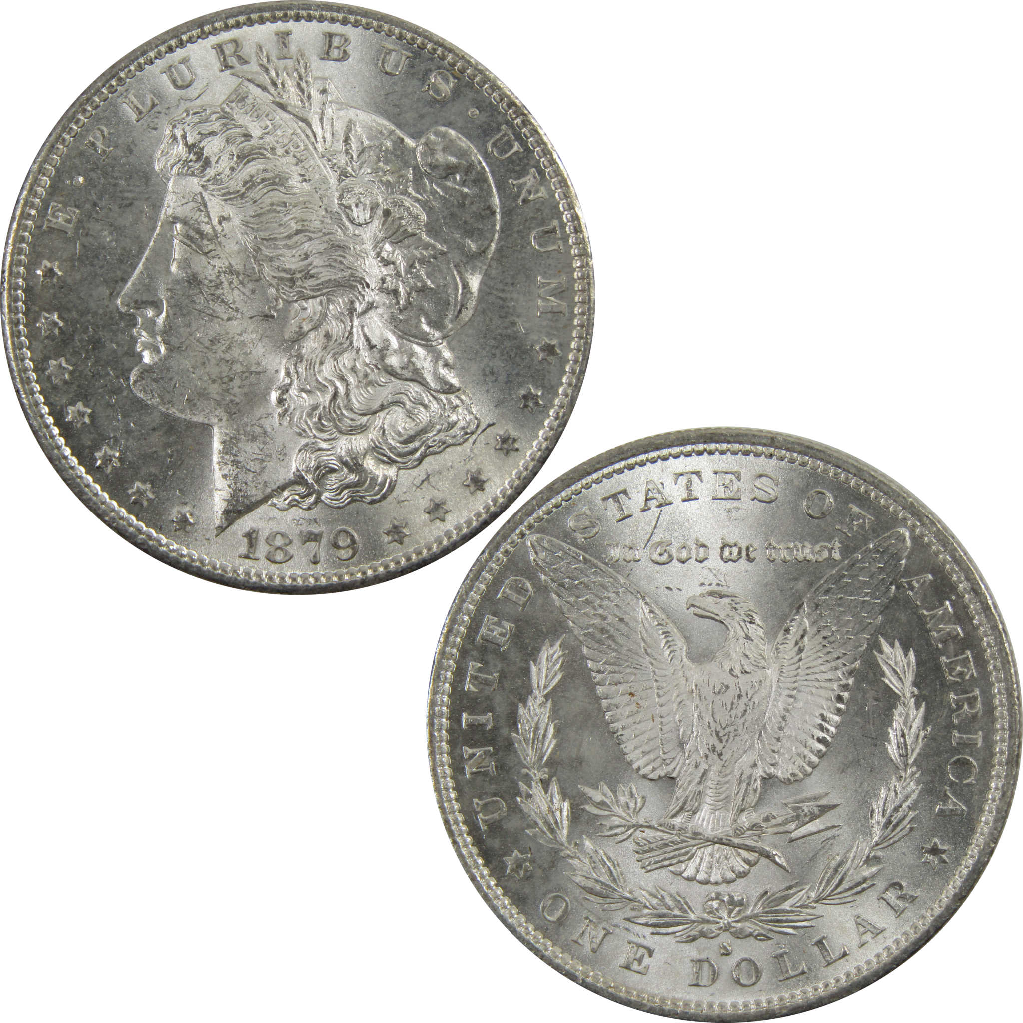 1879 S Morgan Dollar BU Uncirculated 90% Silver $1 Coin SKU:I4854 - Morgan coin - Morgan silver dollar - Morgan silver dollar for sale - Profile Coins &amp; Collectibles