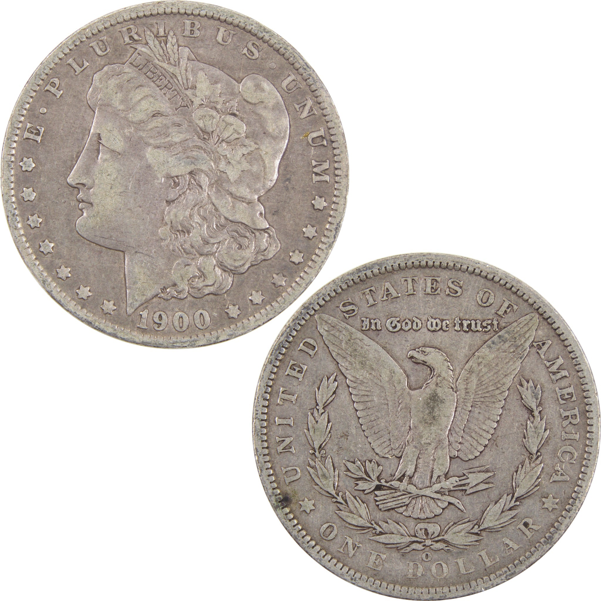 1900 O Morgan Dollar F Fine 90% Silver US Coin SKU:I2621 - Morgan coin - Morgan silver dollar - Morgan silver dollar for sale - Profile Coins &amp; Collectibles
