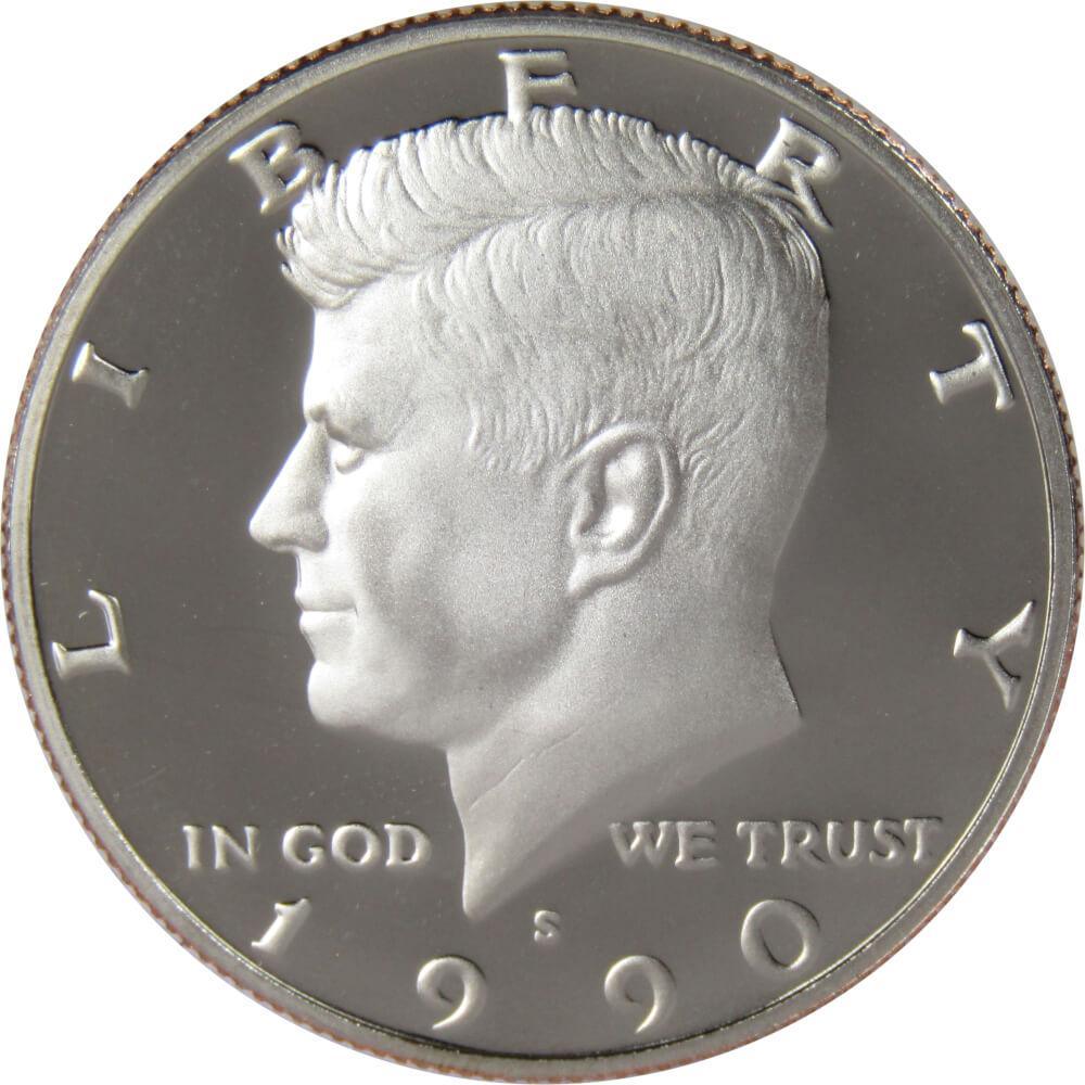1990 S Kennedy Half Dollar Choice Proof 50c US Coin Collectible